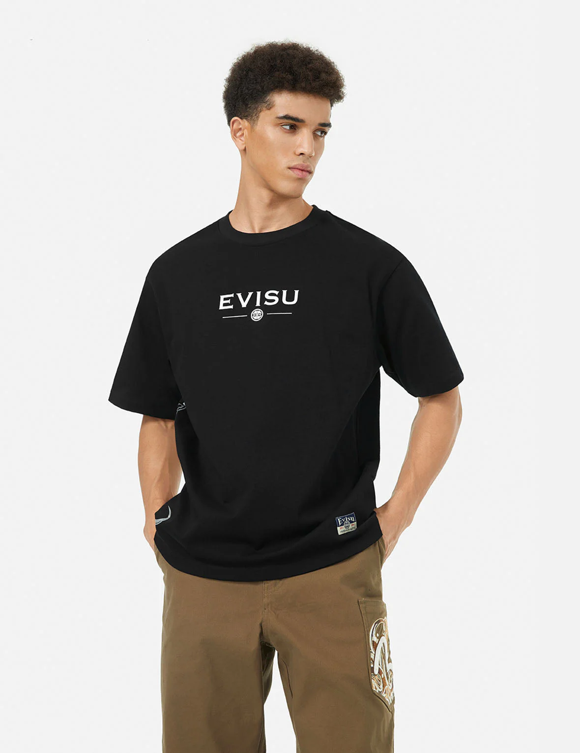 Ebisu Print Relax Fit T-Shirt - Image 6