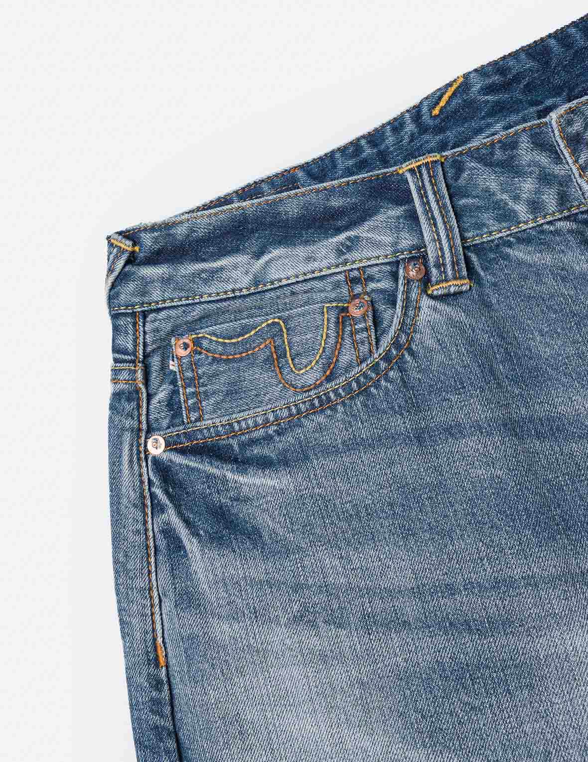 Ecru Daicock Print Loose Fit Jeans #2038 - Image 10
