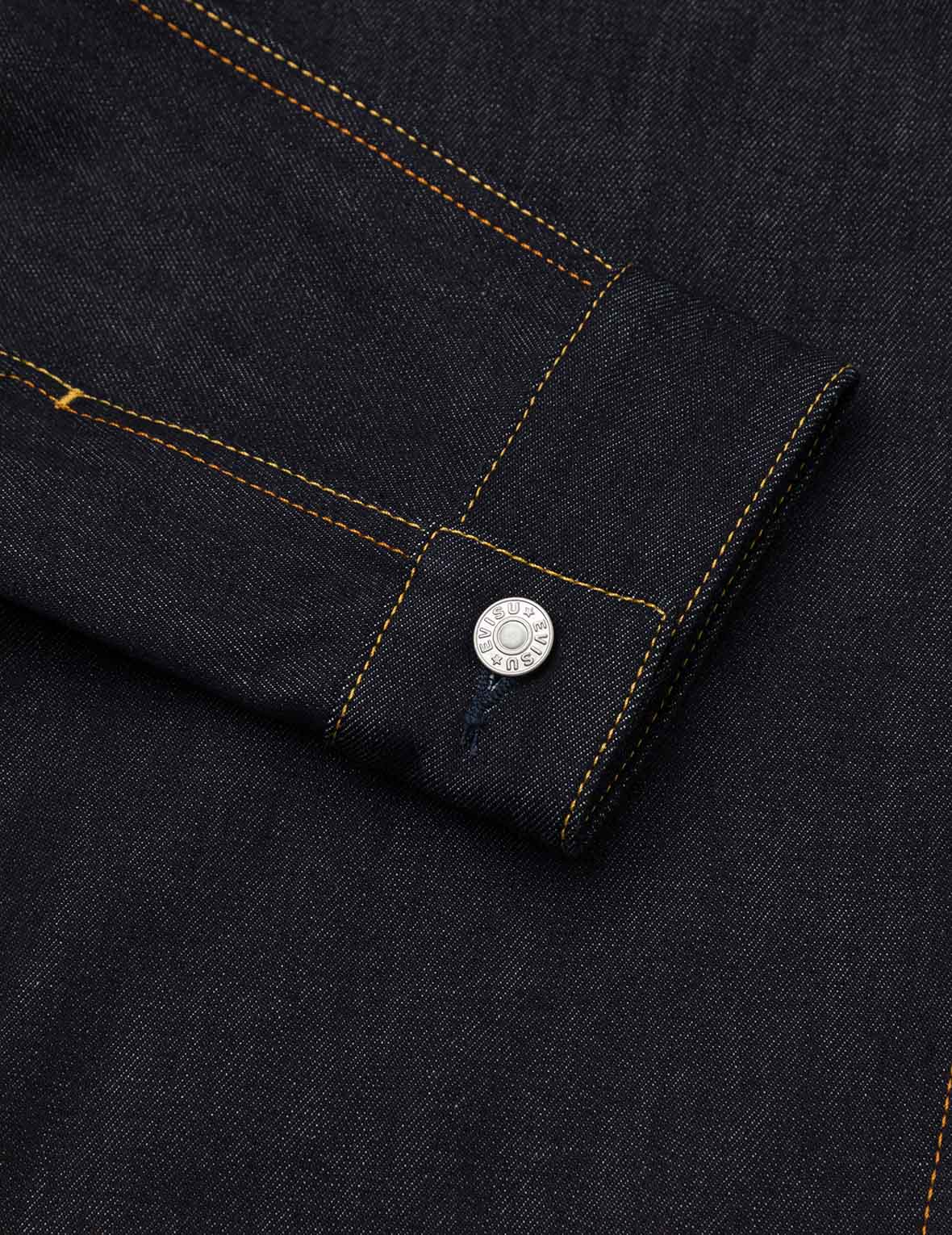 Ecru Seagull Print Relax Fit Denim Jacket - Image 10