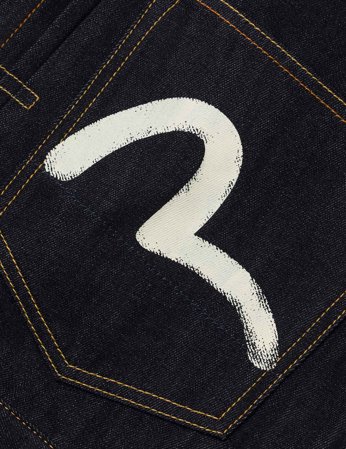 Ecru Seagull Print Relax Fit Denim Jacket - Image 5