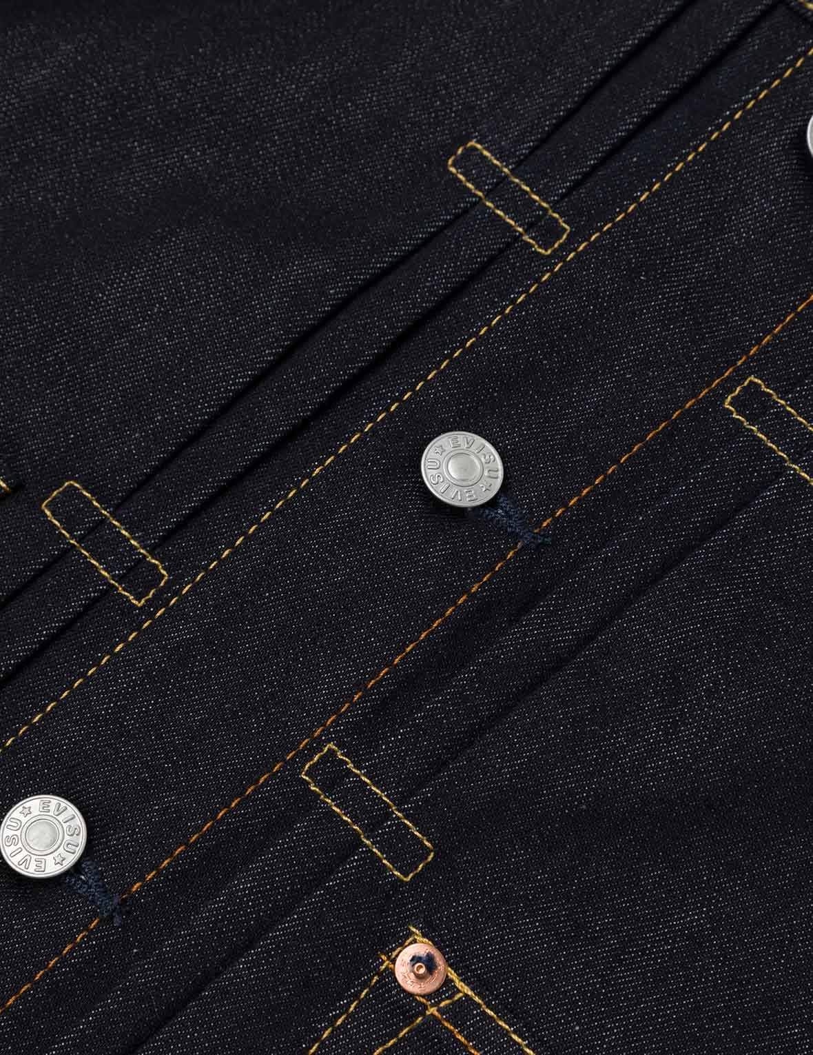 Ecru Seagull Print Relax Fit Denim Jacket - Image 7