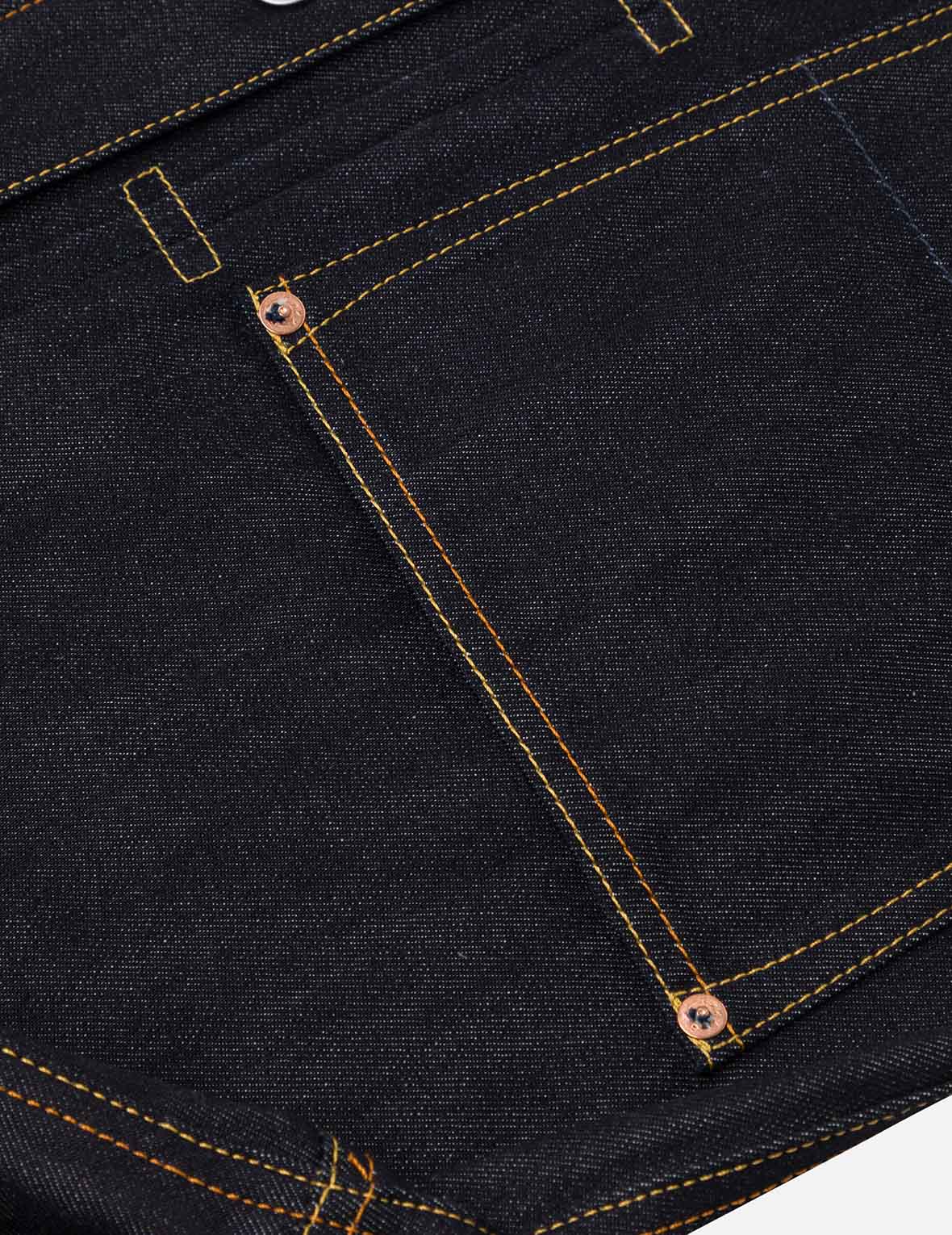 Ecru Seagull Print Relax Fit Denim Jacket - Image 9