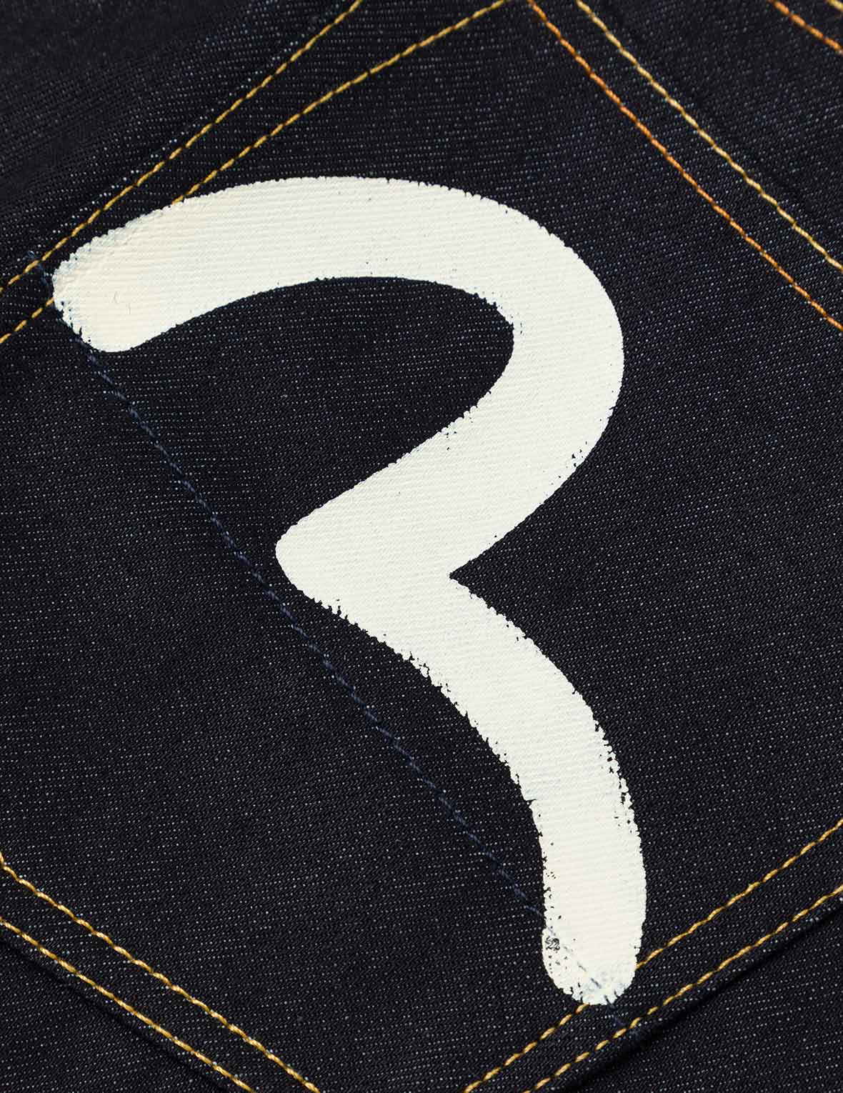 Ecru Seagull Print Taper Fit Jeans #2017 - Image 5