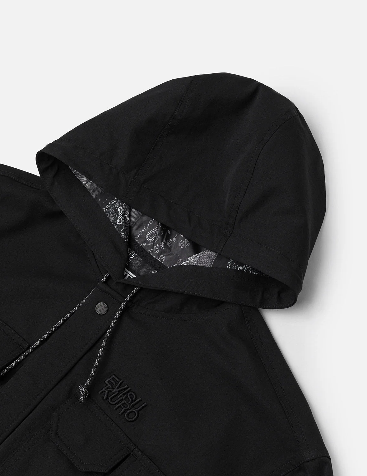 Embroidery Multi-pocket Relax Fit Shirt Jacket - Image 7