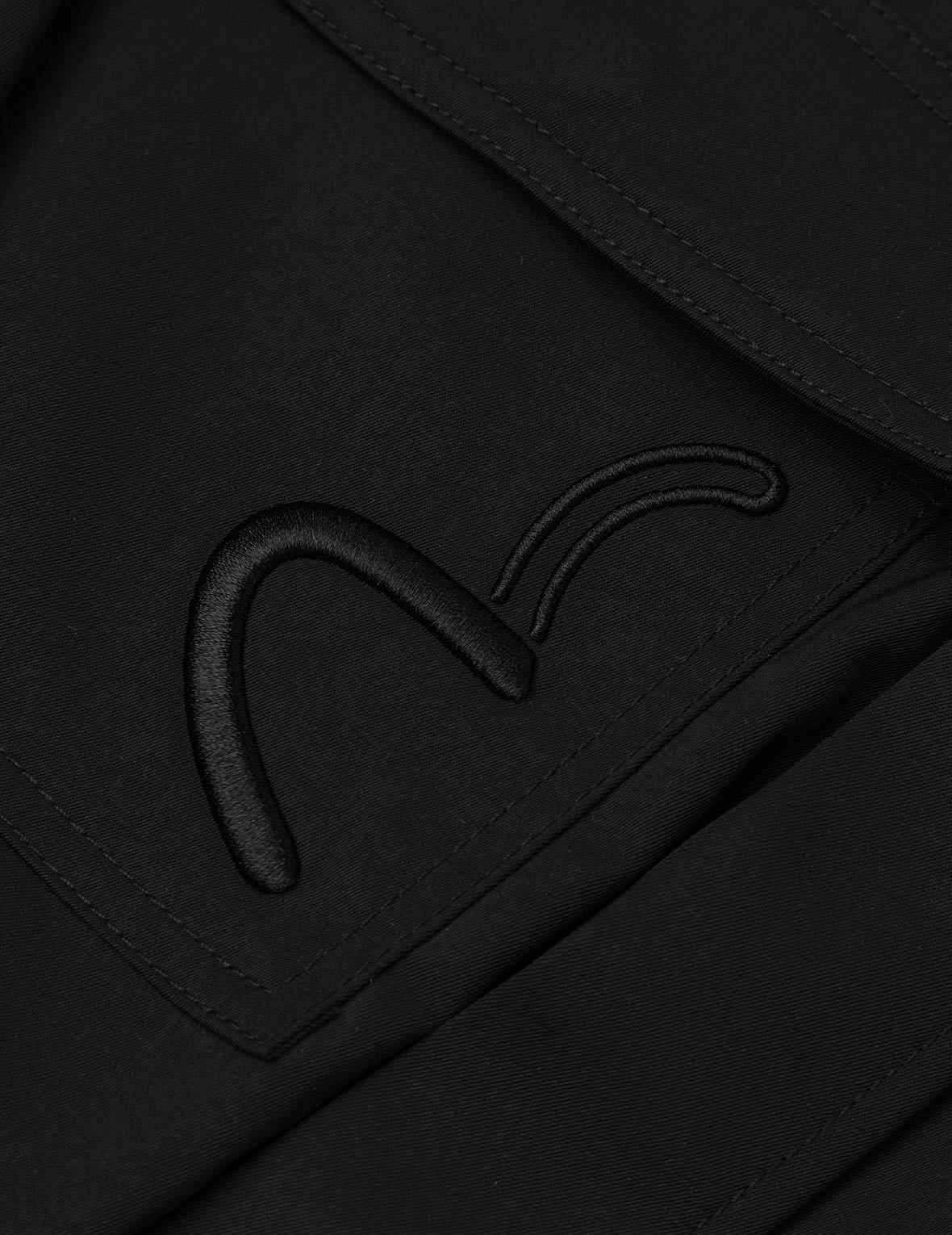 Embroidery Multi-pocket Relax Fit Shirt Jacket - Image 9