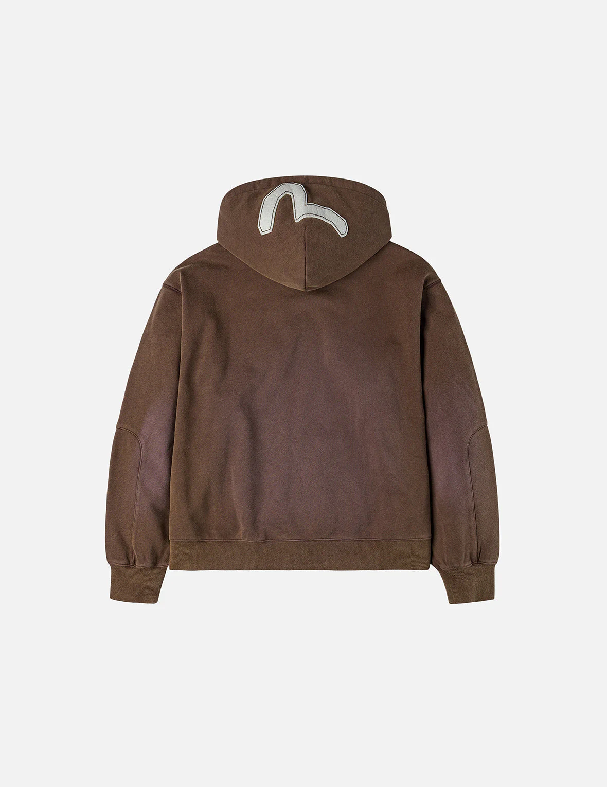 EV and Seagull Patches Embroidery Relax Fit Hoodie Jacket - Image 7