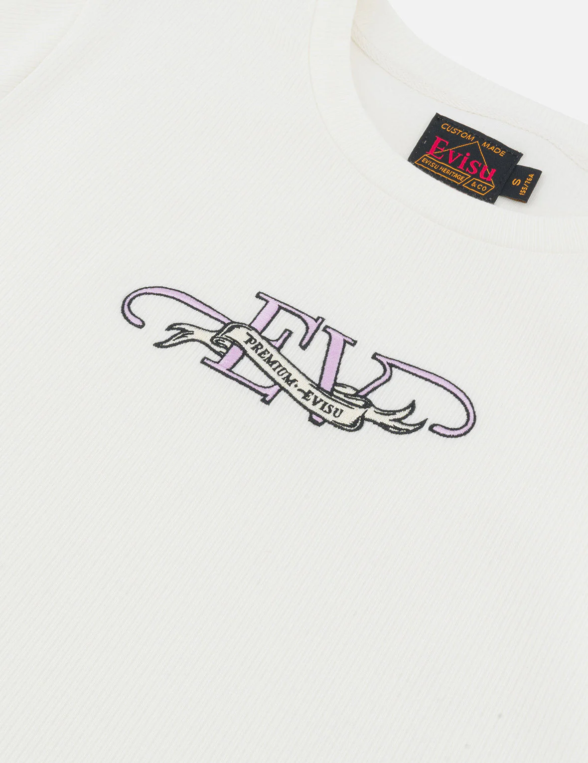 "EV" Print Slim Fit T-shirt - Image 10