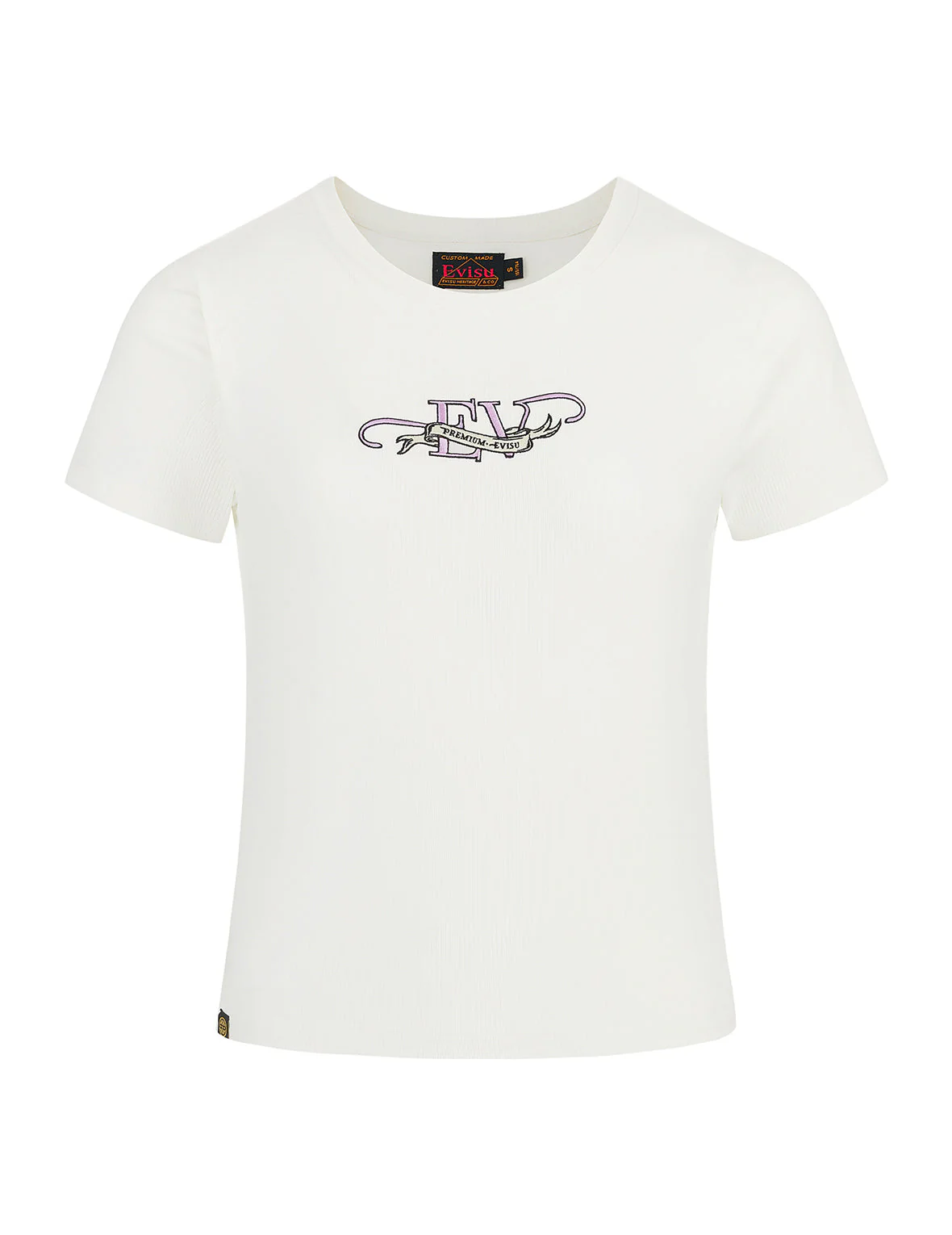 "EV" Print Slim Fit T-shirt - Image 18