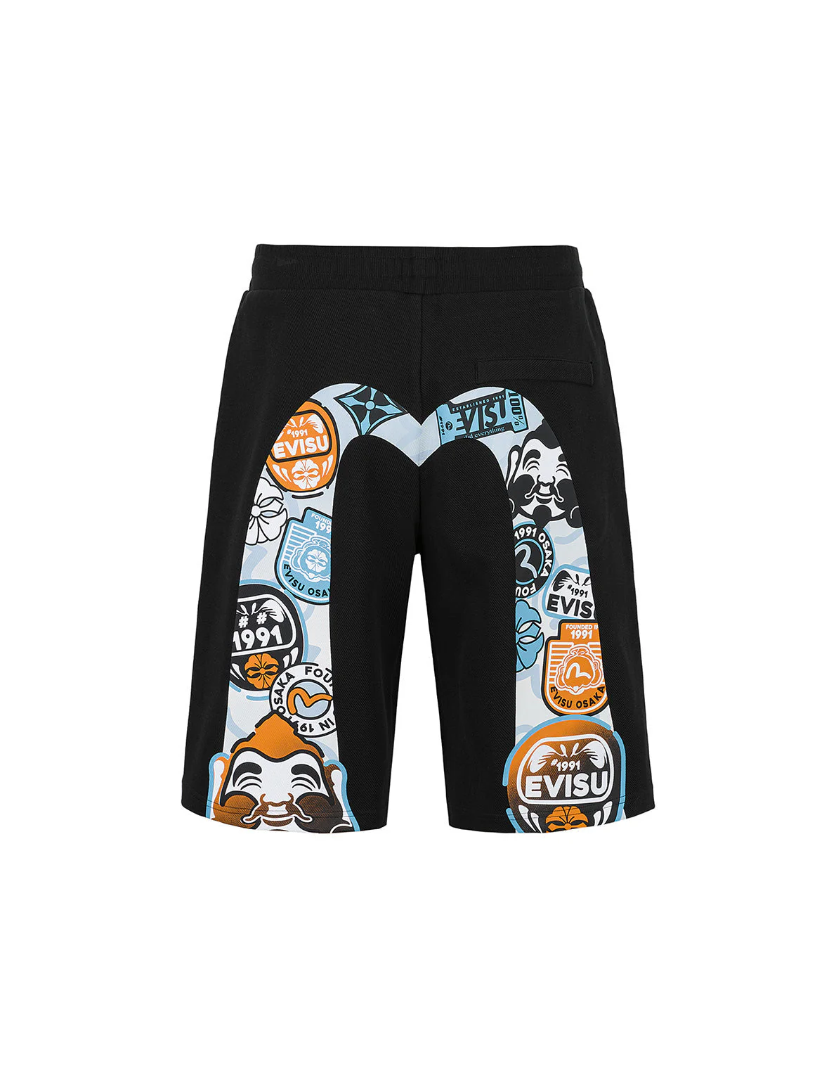 EVISU and Godhead Daicock Print Regular Fit Sweatshorts - Image 22