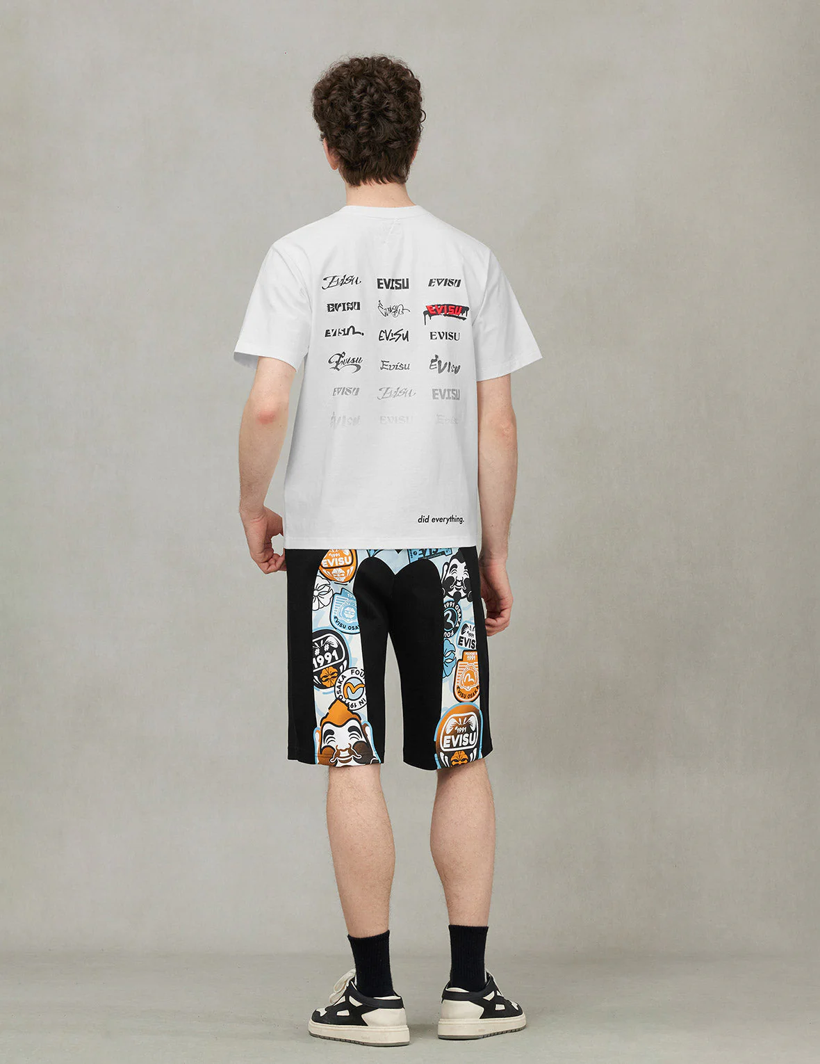 EVISU and Godhead Daicock Print Regular Fit Sweatshorts - Image 7