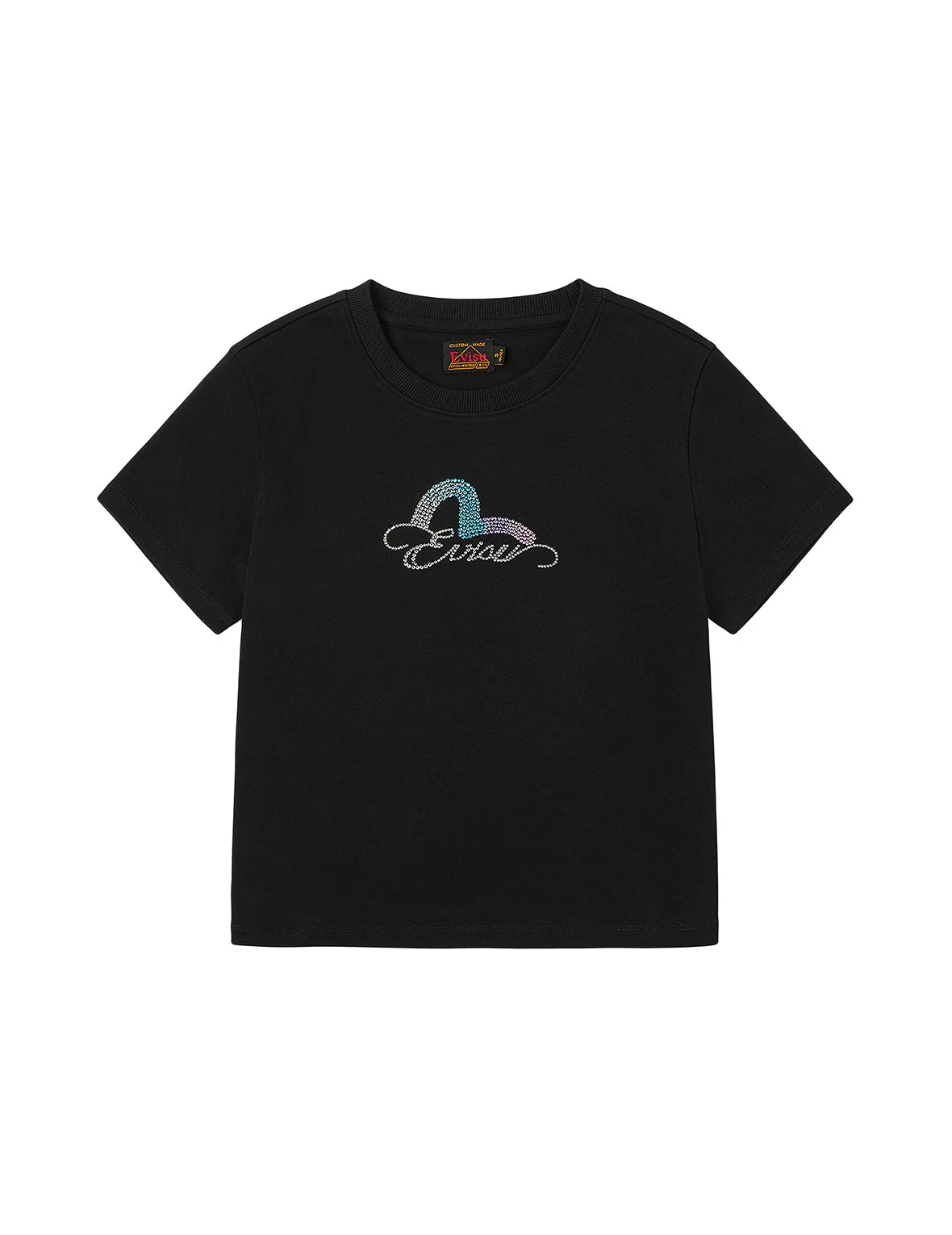 EVISU and Seagull Rhinestone Slim Fit T-shirt