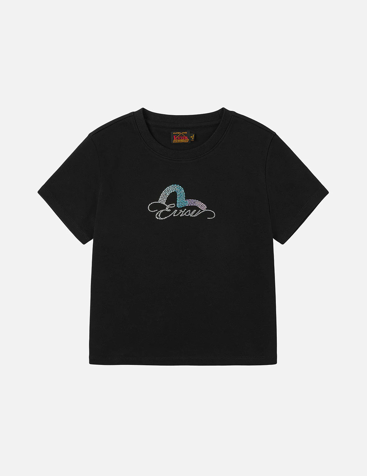EVISU and Seagull Rhinestone Slim Fit T-shirt - Image 3