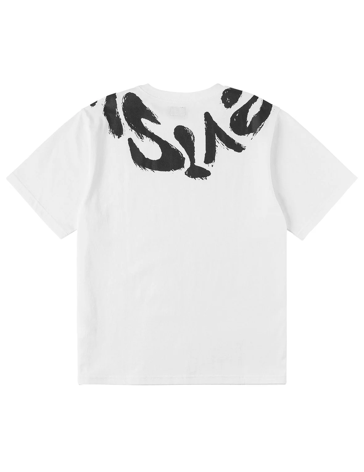 EVISU Brushstroke Cross-shoulder Logo T-Shirt - Image 2