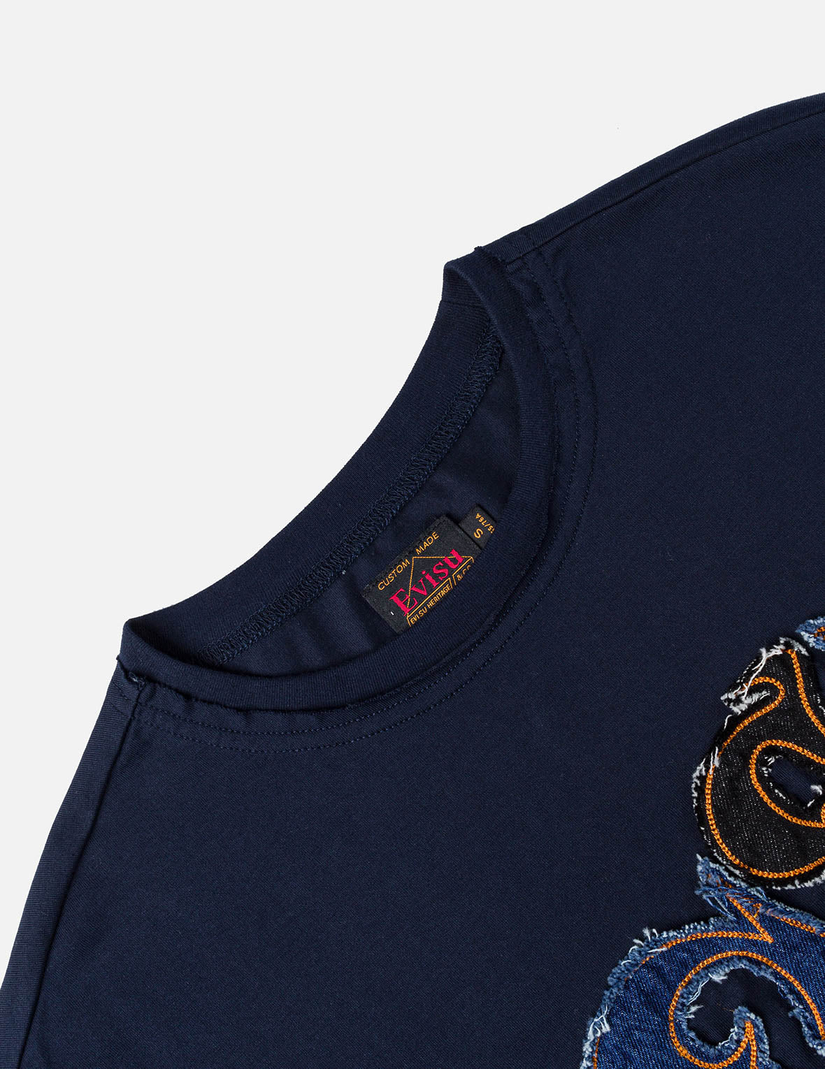 Evisu Denim Appliqué T-Shirt - Image 15