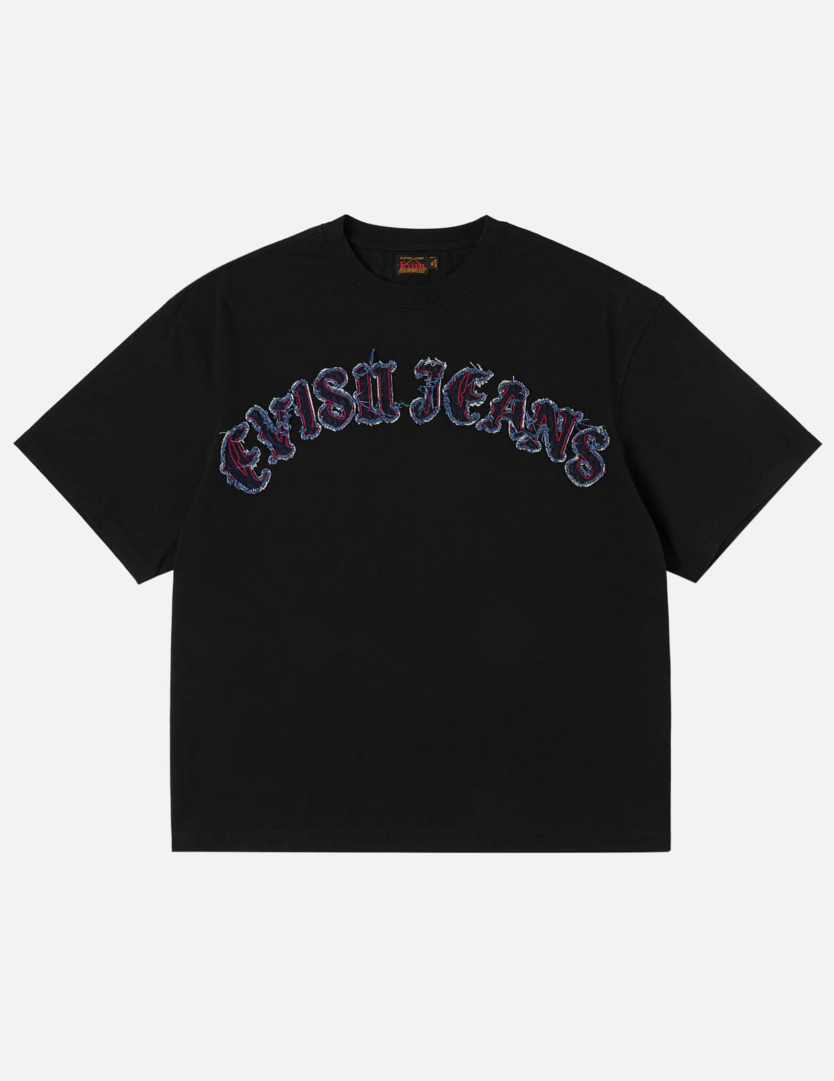 Evisu Jeans Logo Distressed Tee - Image 3
