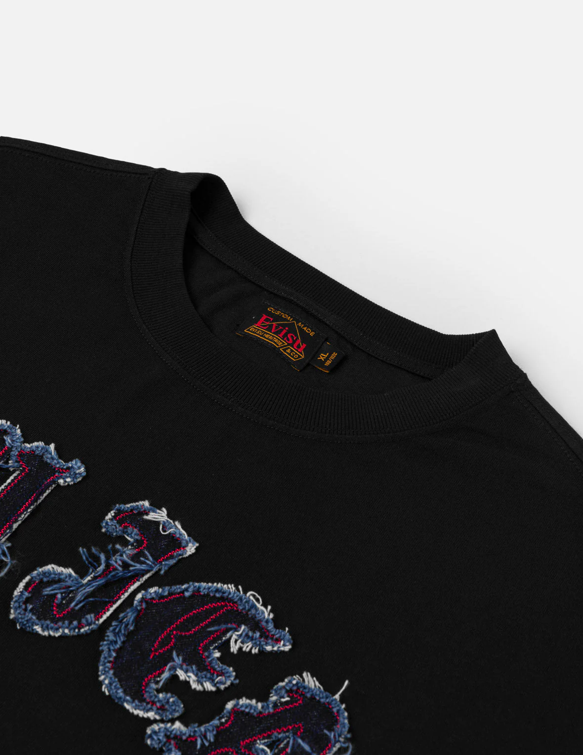 Evisu Jeans Logo Distressed Tee - Image 6