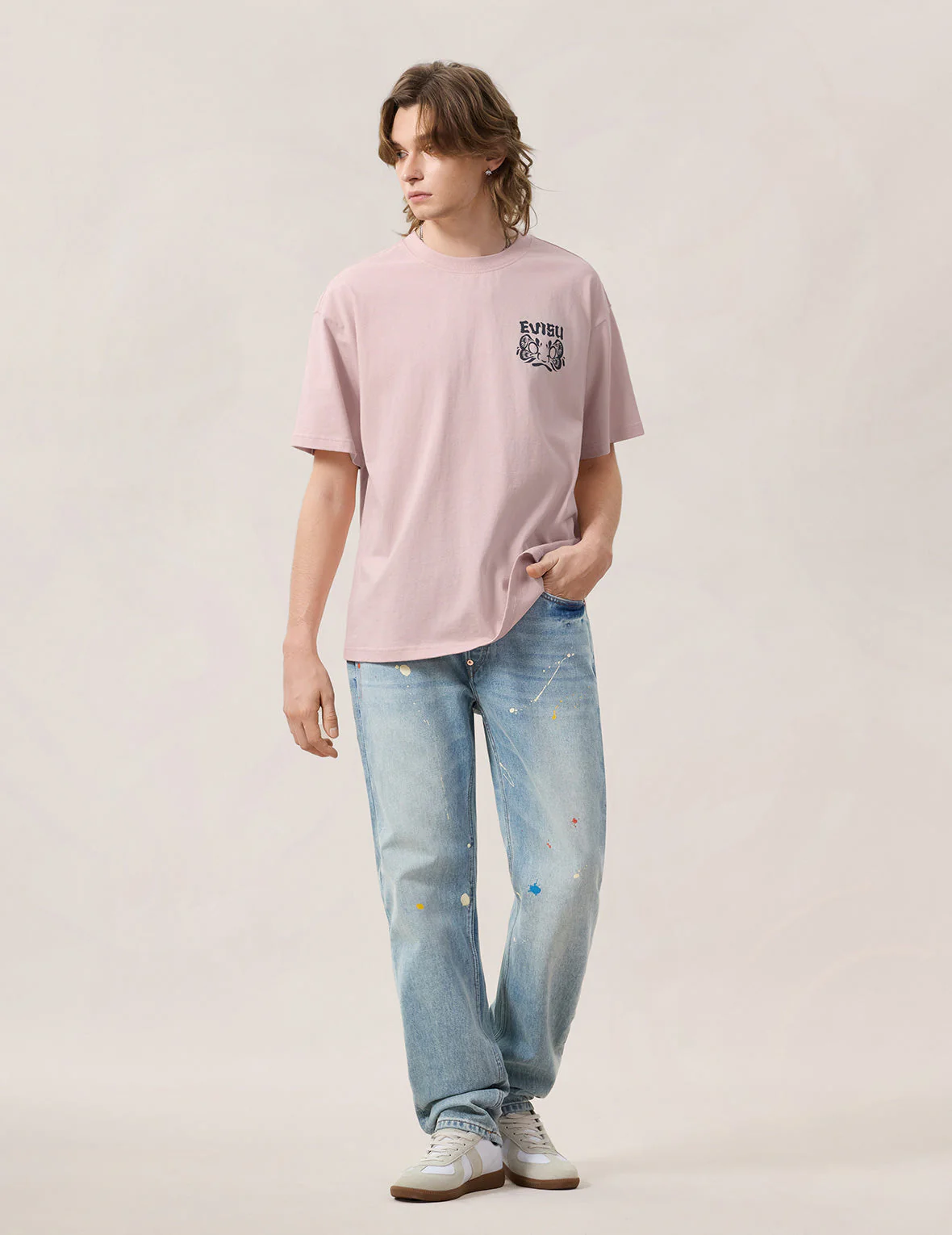 EVISU logo and Daruma T-shirt - Image 11
