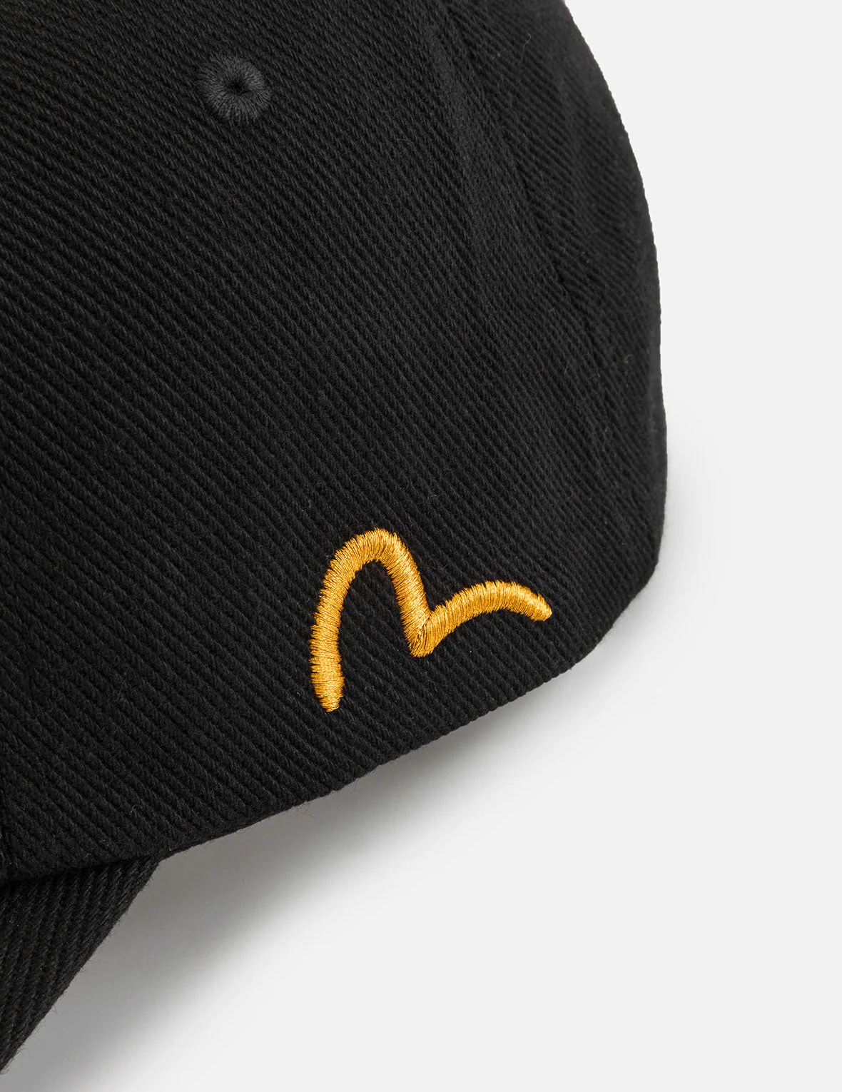 Evisu Logo Embroidery Cap - Black - Image 10
