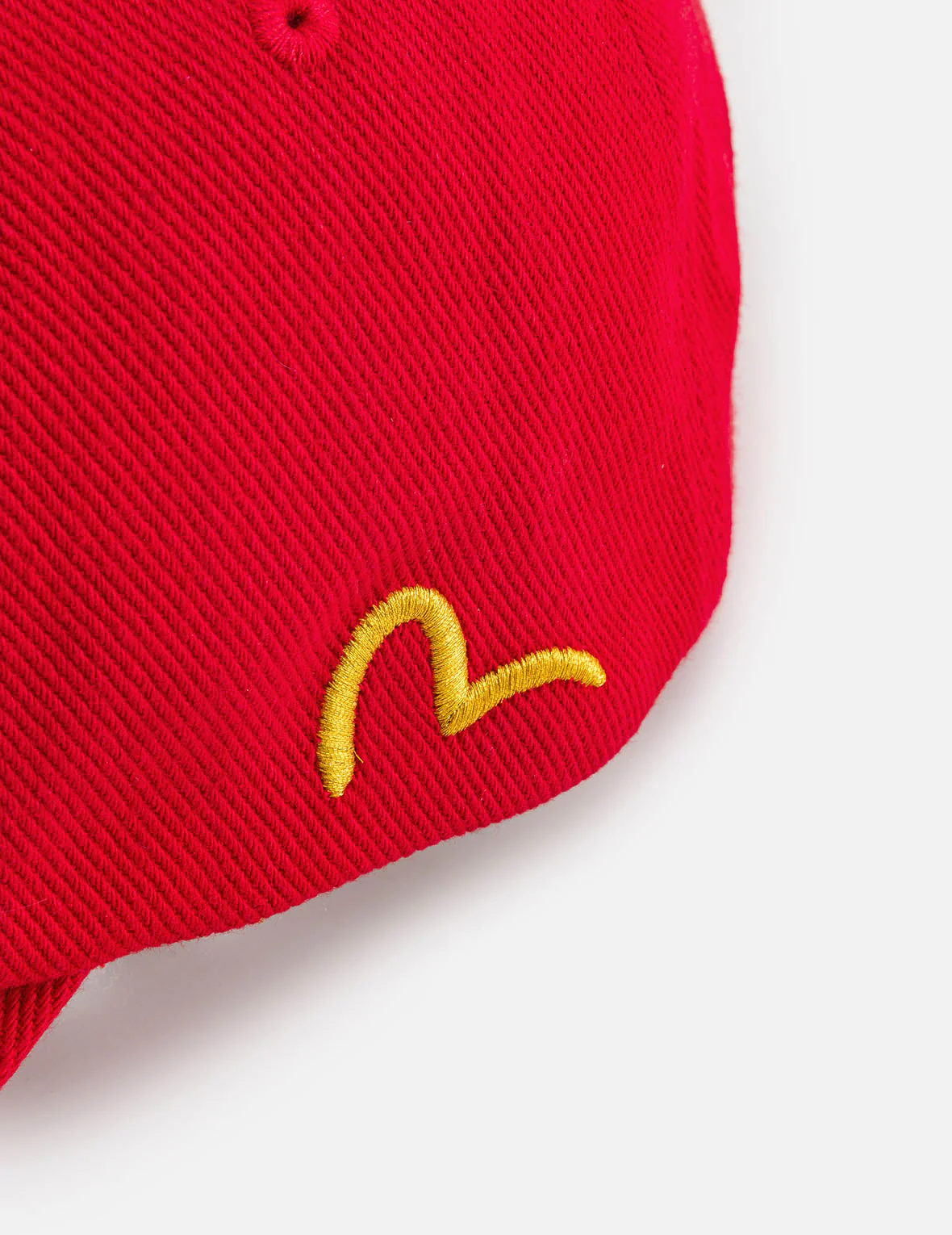 Evisu Logo Embroidery Cap - Red - Image 10