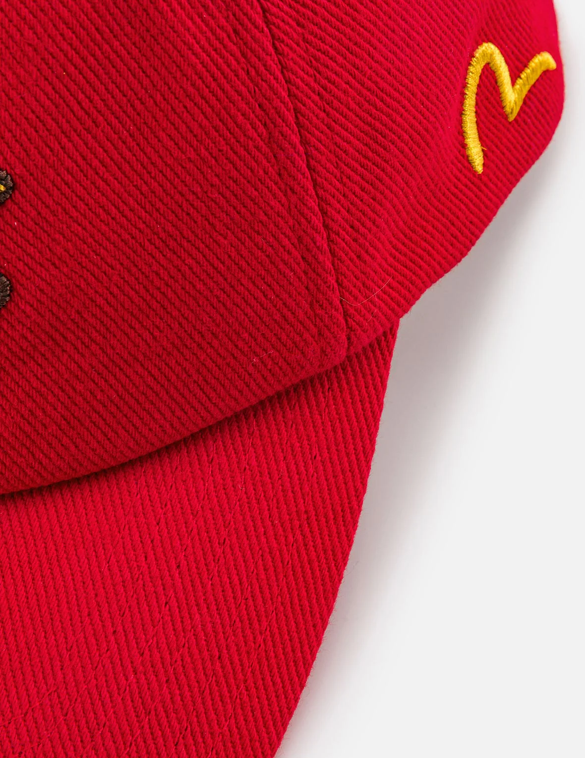 Evisu Logo Embroidery Cap - Red - Image 11