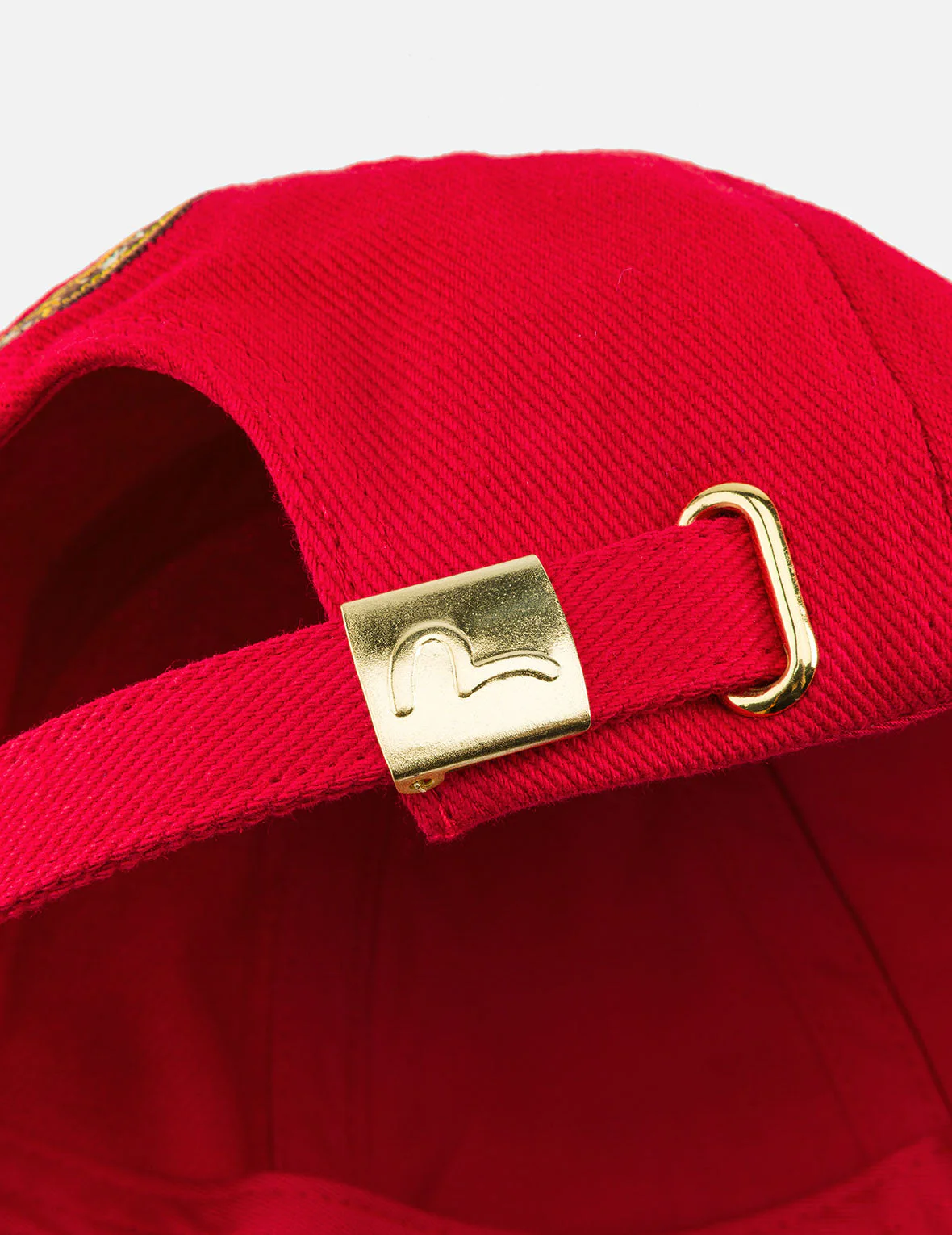 Evisu Logo Embroidery Cap - Red - Image 12