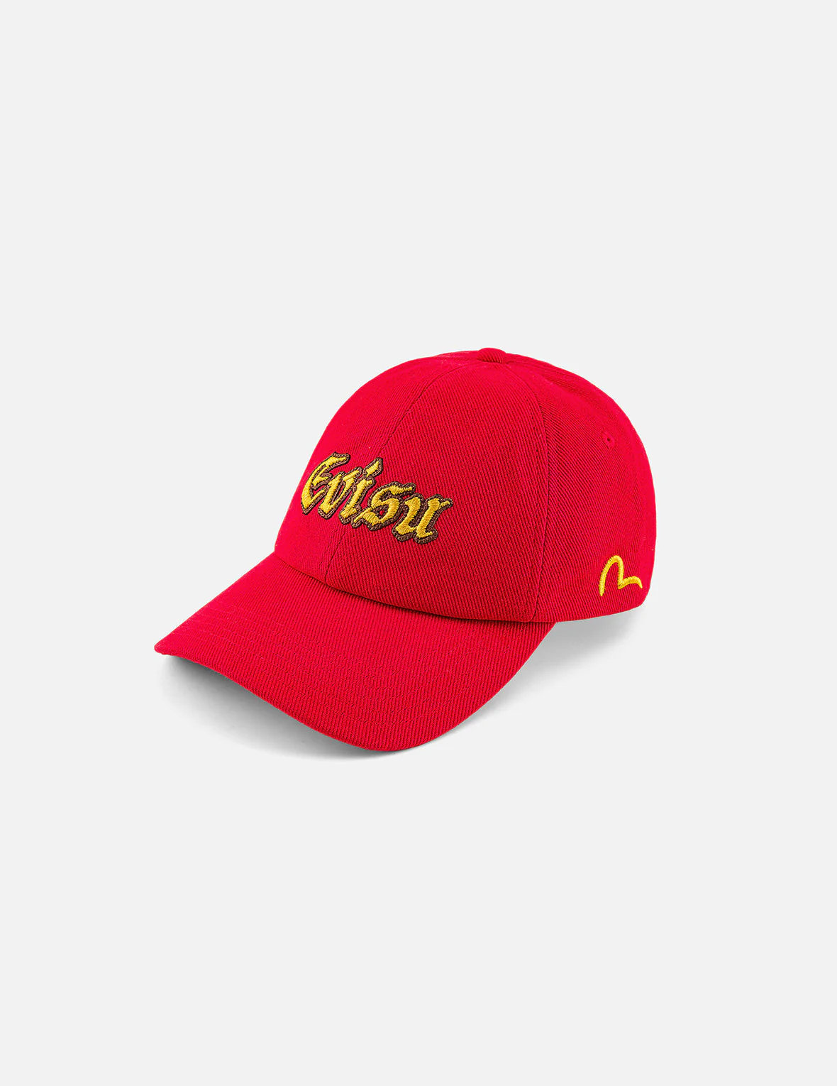 Evisu Logo Embroidery Cap - Red - Image 3