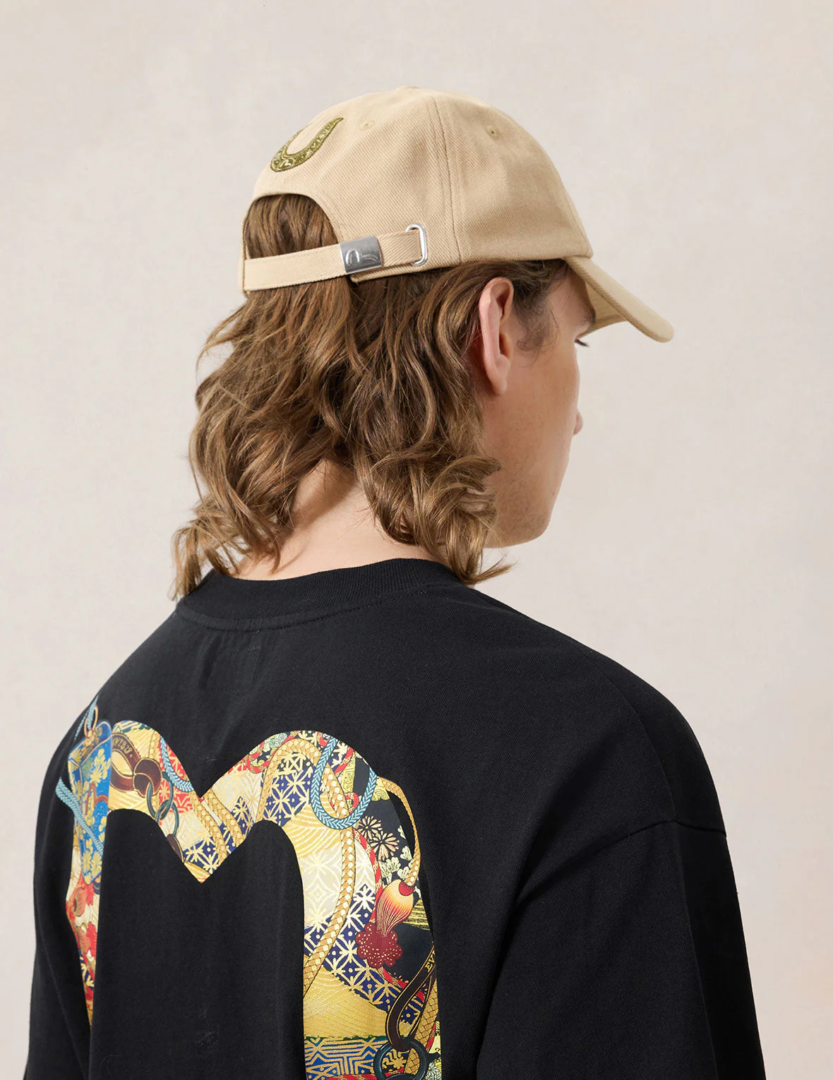 Evisu Logo Embroidery Cap - Beige - Image 18