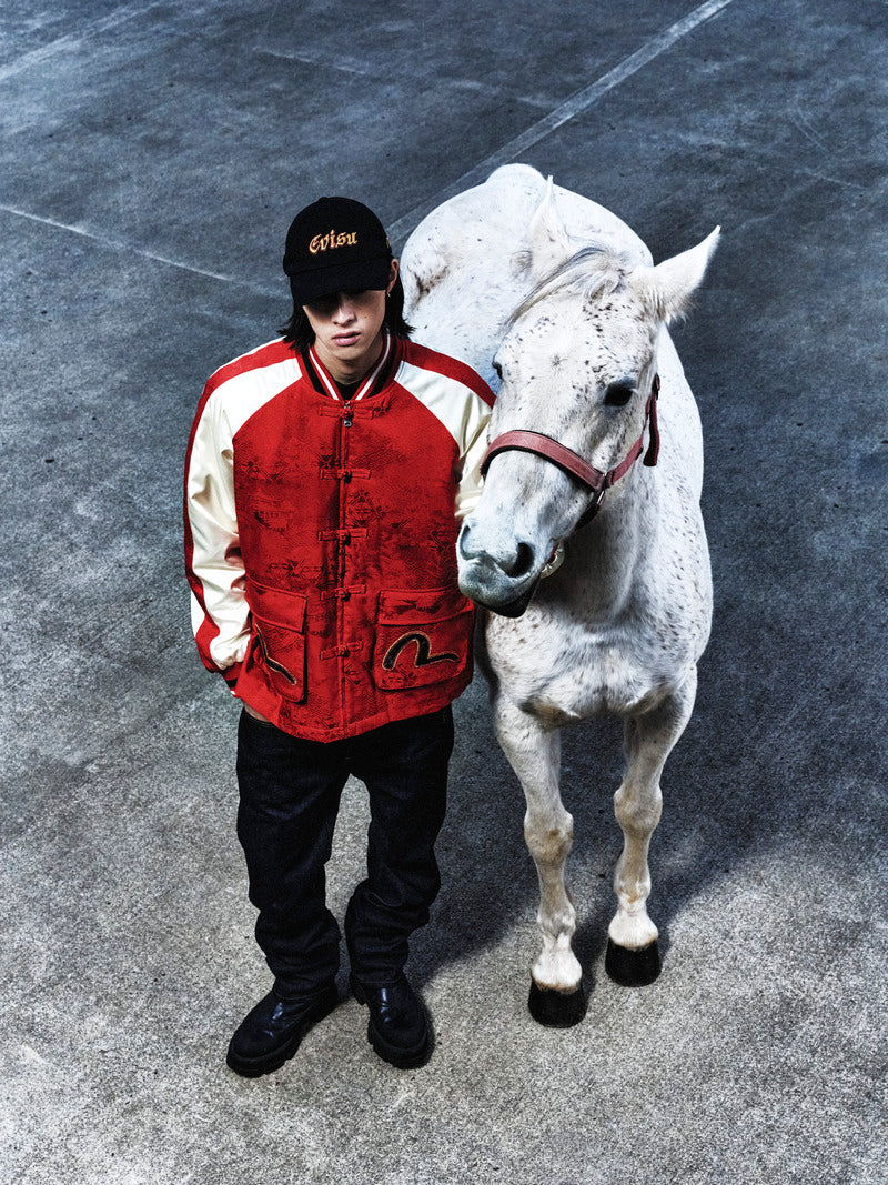 Evisu Logo Embroidery Cap - Beige - Image 6