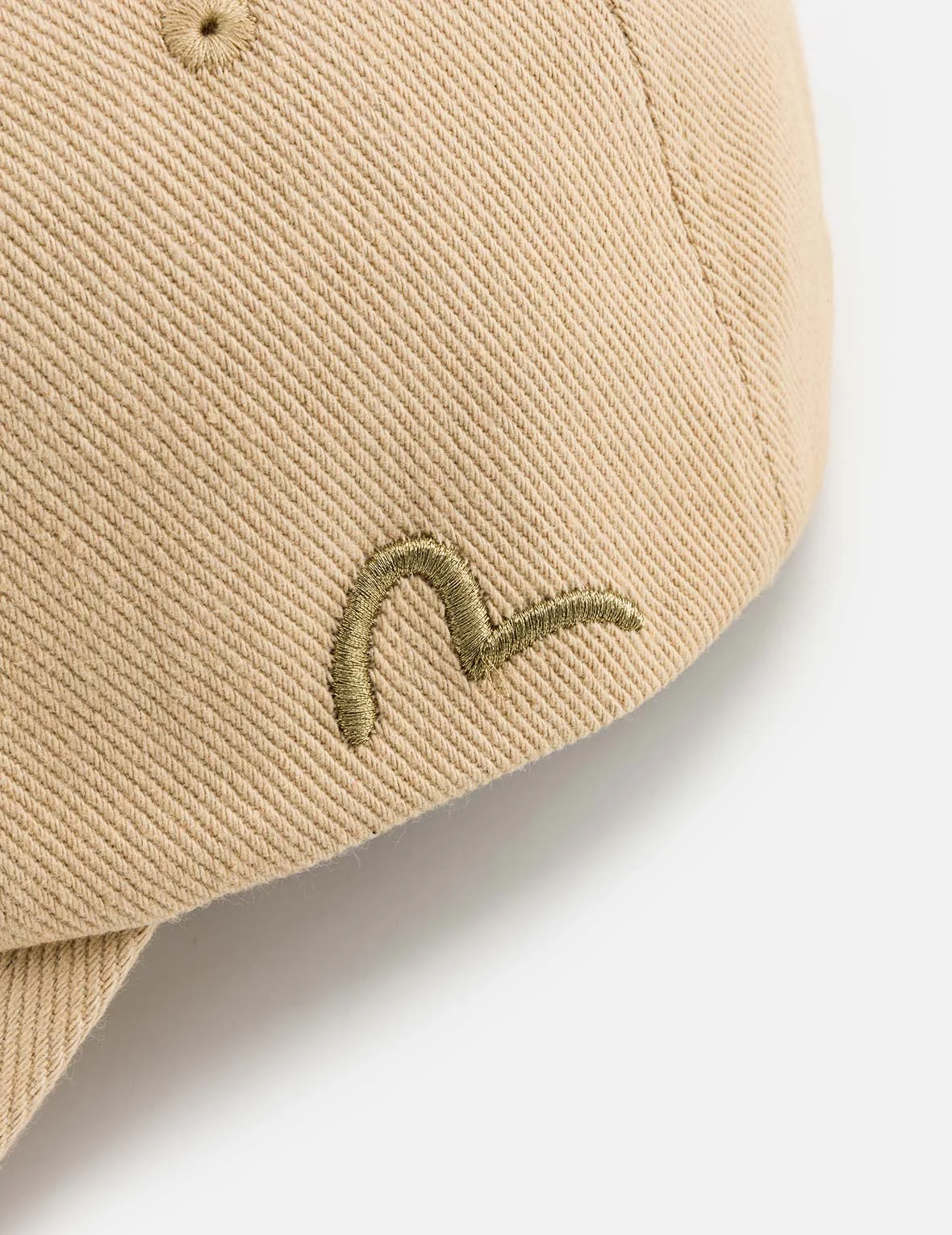 Evisu Logo Embroidery Cap - Beige - Image 9