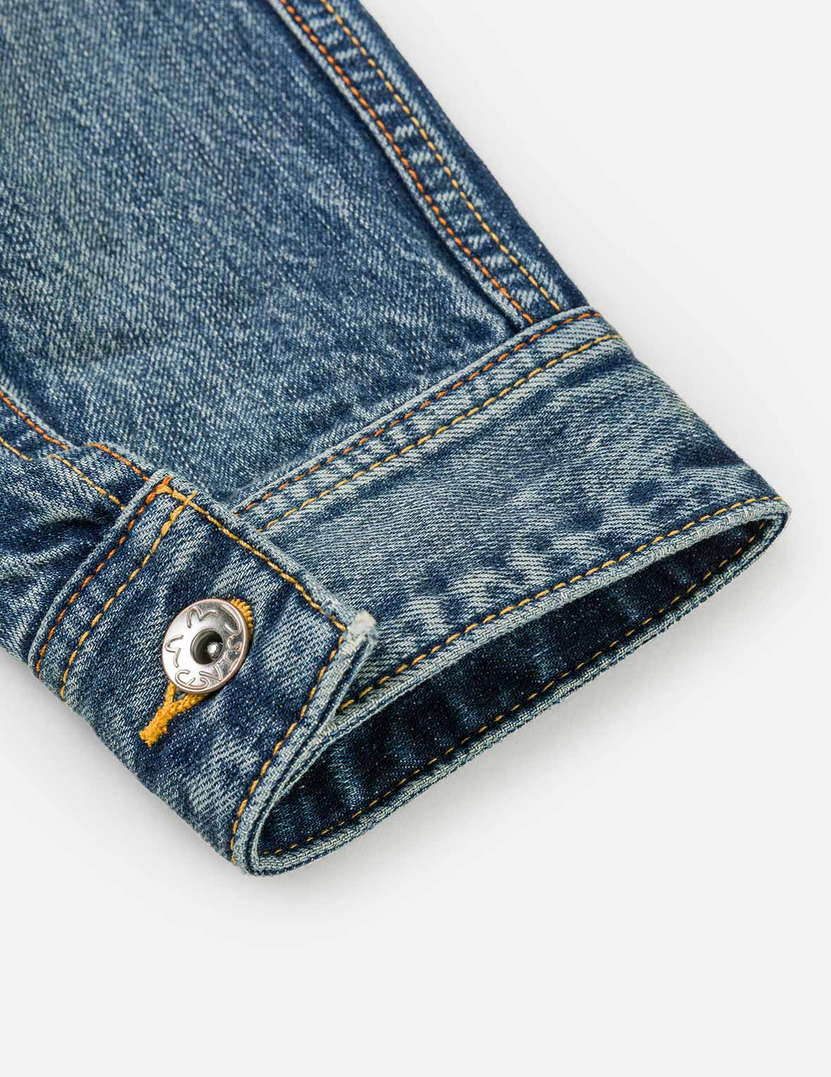 Evisu & Seagull Appliqué Chinese Denim Jacket - Image 14