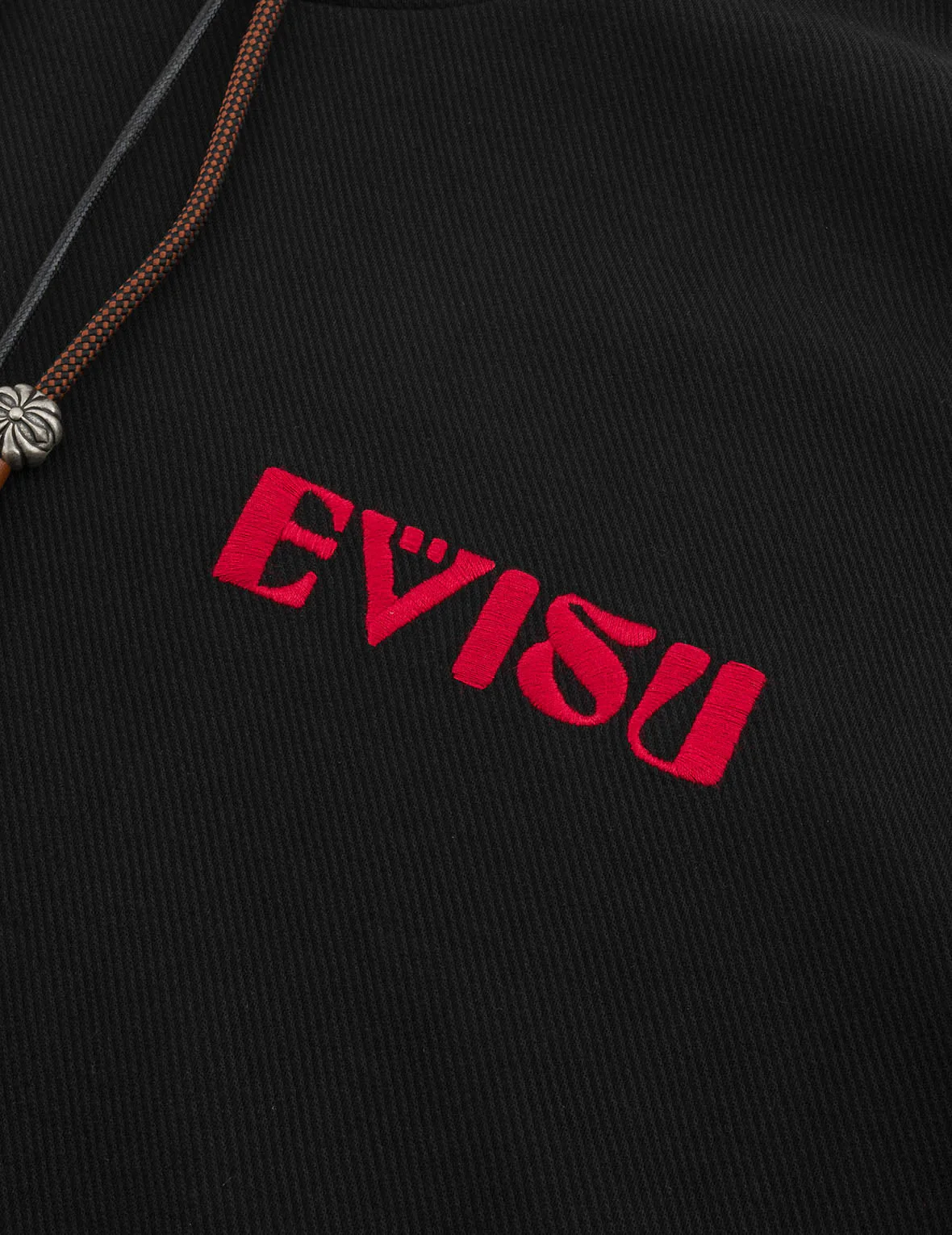 EVISU Totem Print and Embroidery Relax Fit Hoodie - Image 6