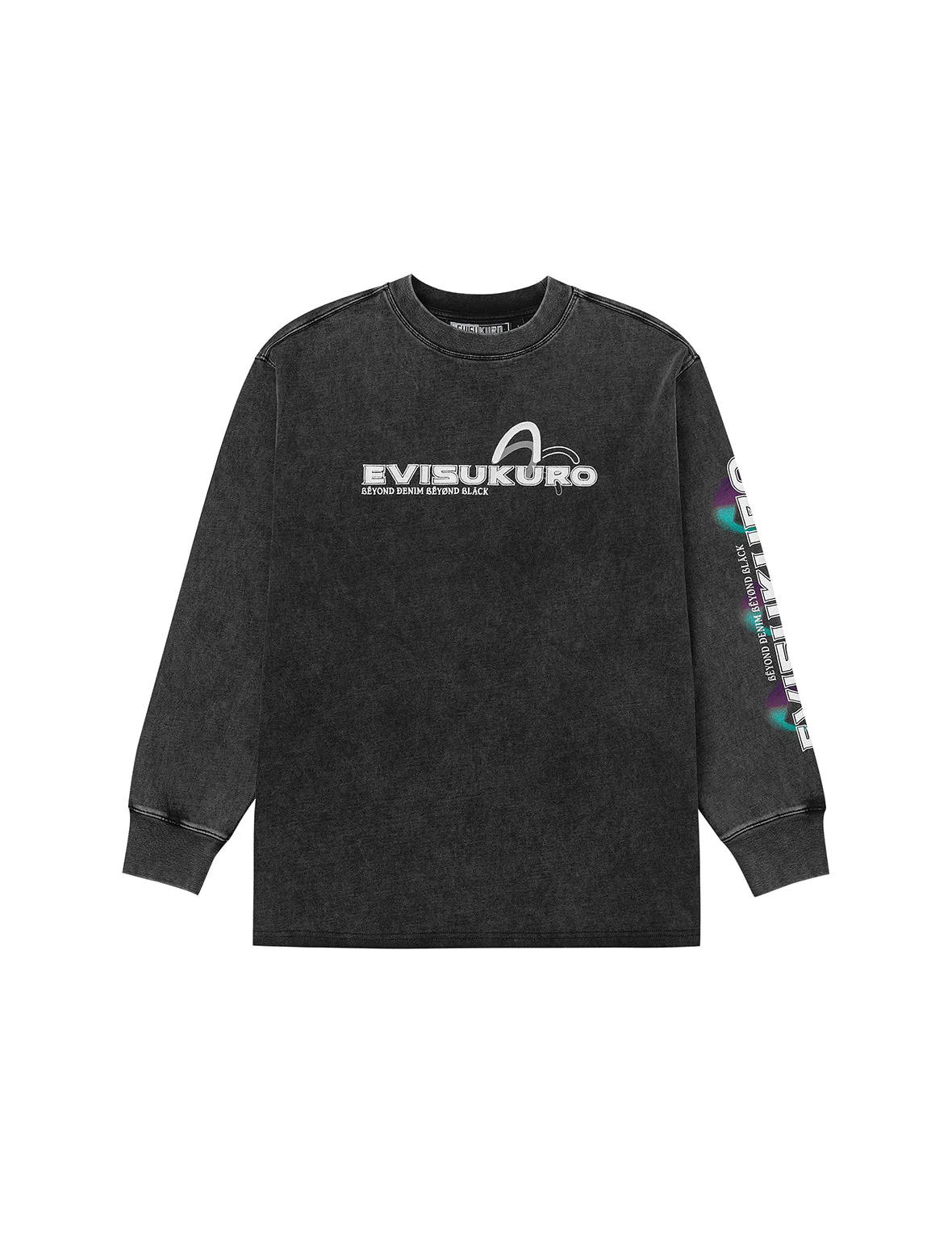 EVISUKURO and Seagull Prints Relax Fit Long-sleeve T-shirt - Image 13