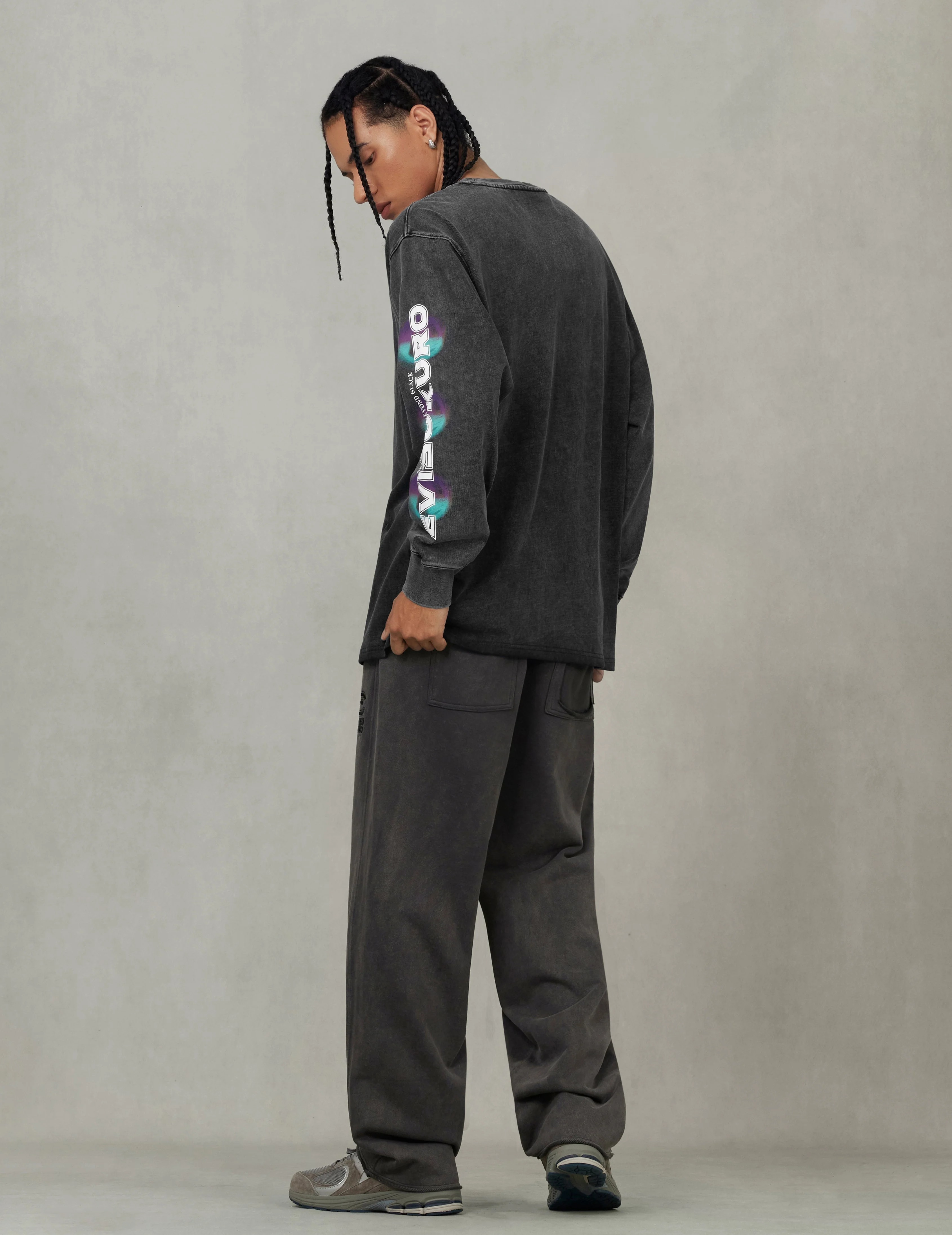 EVISUKURO and Seagull Prints Relax Fit Long-sleeve T-shirt - Image 6