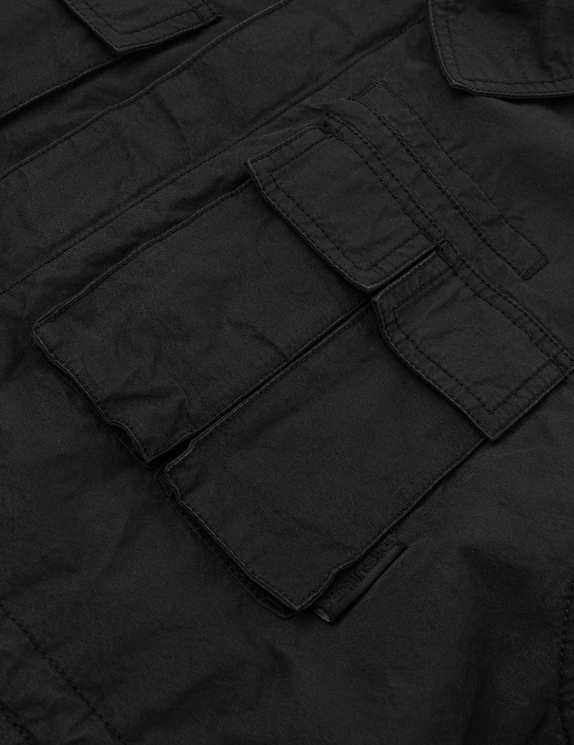 EVISUKURO Embroidery and Bio-washed Relax Fit Jacket - Image 12