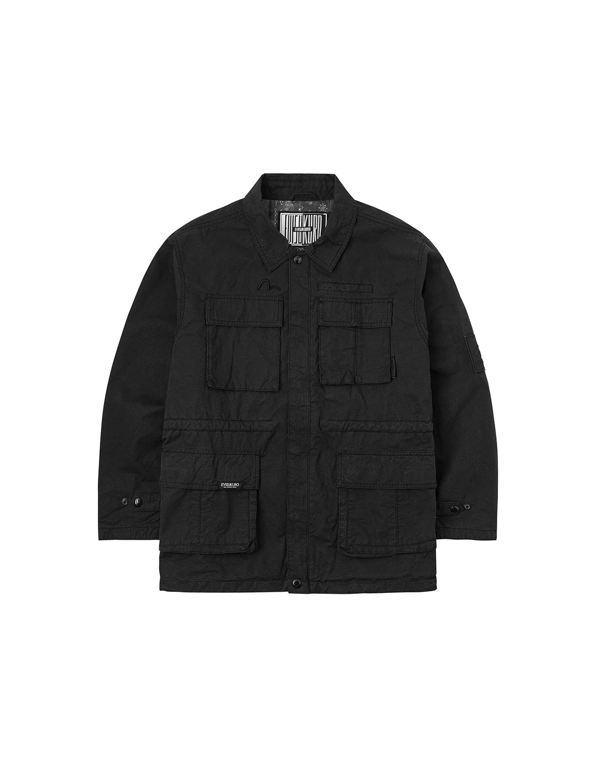 EVISUKURO Embroidery and Bio-washed Relax Fit Jacket - Image 21