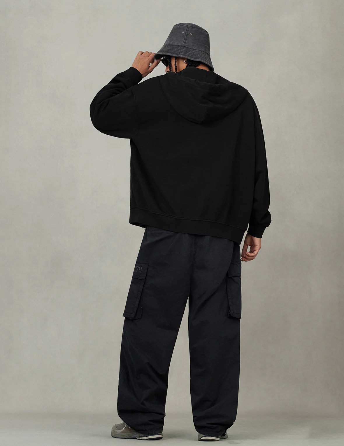 EVISUKURO Embroidery Loose Fit Hoodie Jacket - Image 6