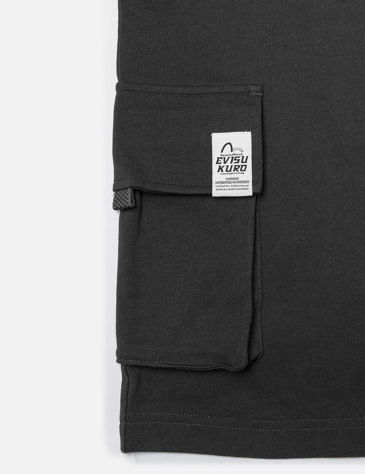 EVISUKURO Embroidery Oversized T-shirt - Image 5
