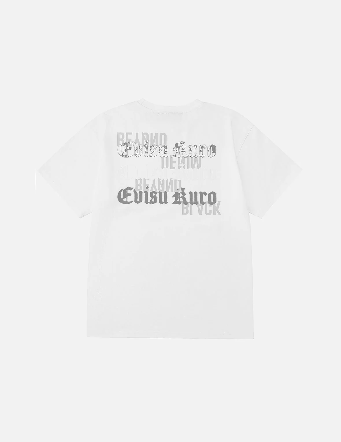 EVISUKURO Flocking and Plastisol Print Regular Fit T-shirt - Image 5