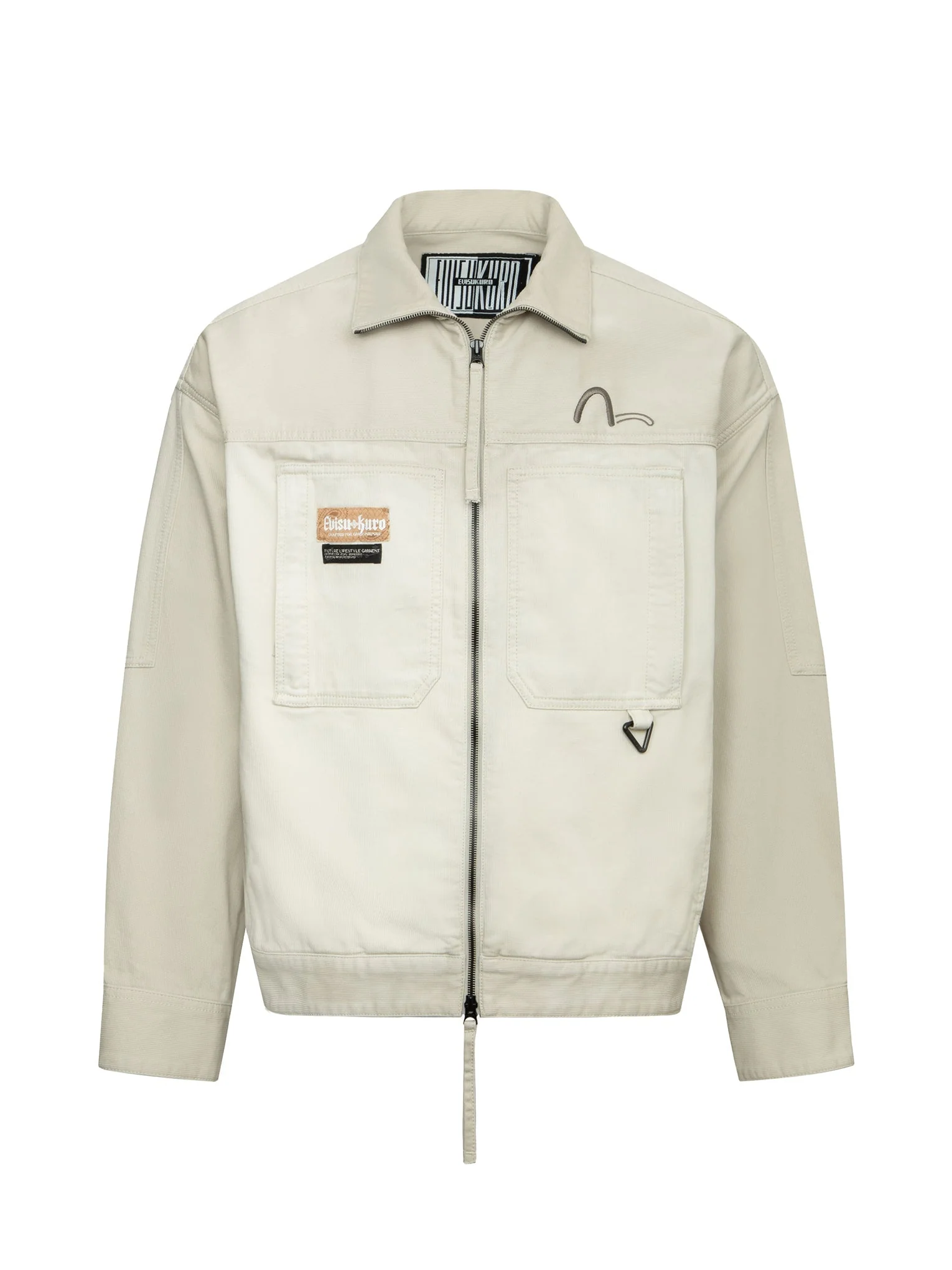 EVISUKURO Garment Dyed Oversized Jacket - Image 13