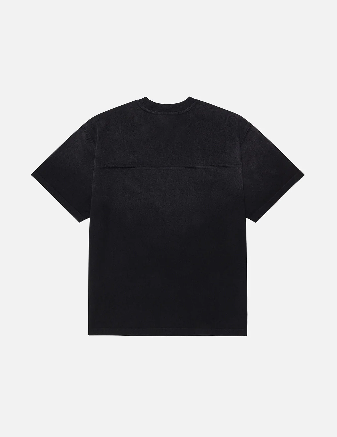 EVISUKURO Waffle Embroidery and Spray Dye Relax Fit T-shirt - Image 7