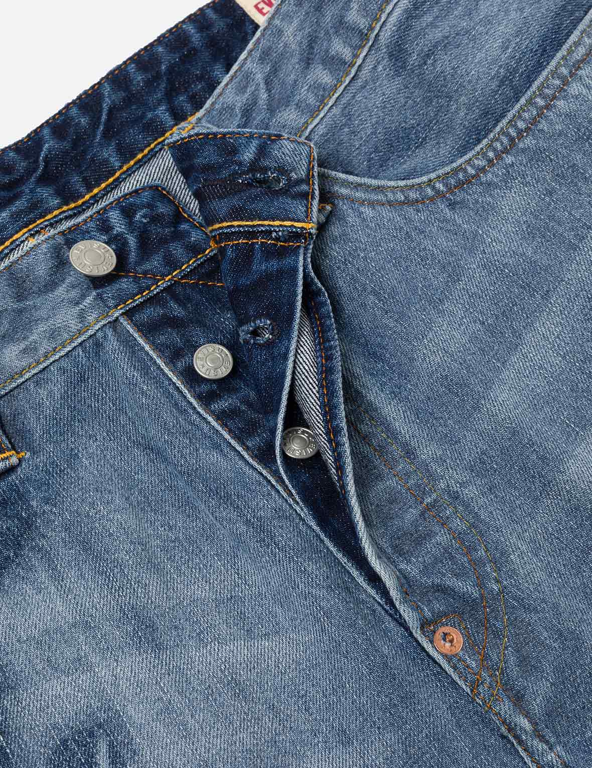 Fisherman Godhead Laser Print Cropped Jeans #2027 - Image 7