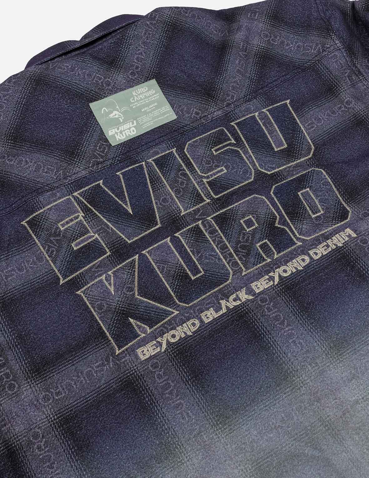 Flannel Check with Snow Mountian Print Relax Fit Shirt Jacket - Image 10