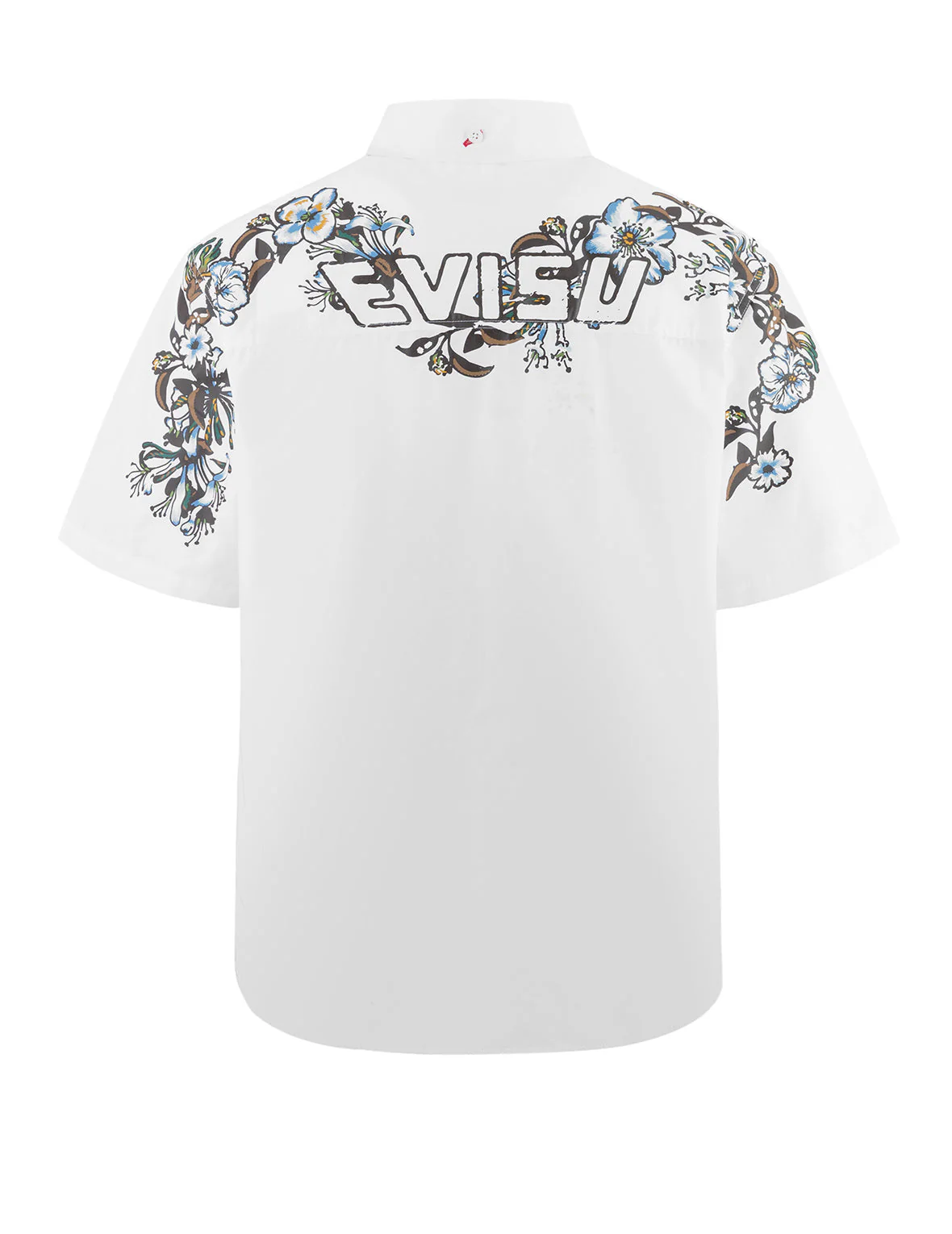 Floral and Logo Daicock Print Relax Fit Short-Sleeve Shirt - Image 11