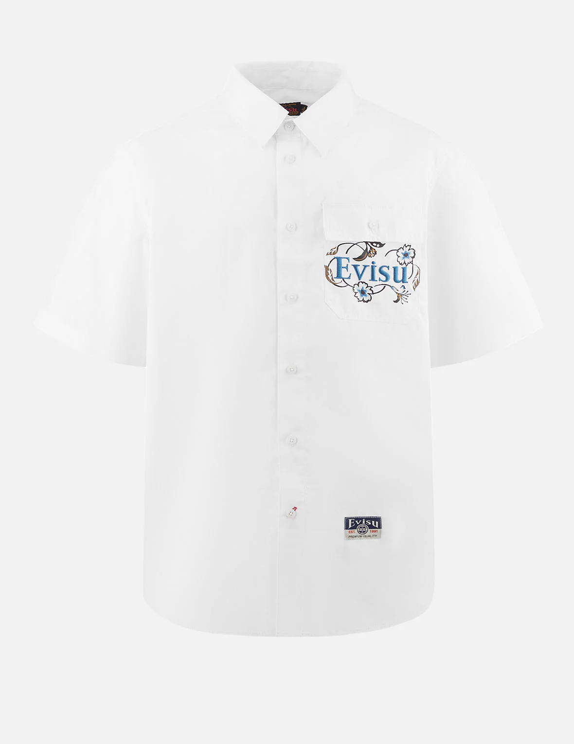 Floral and Logo Daicock Print Relax Fit Short-Sleeve Shirt - Image 2