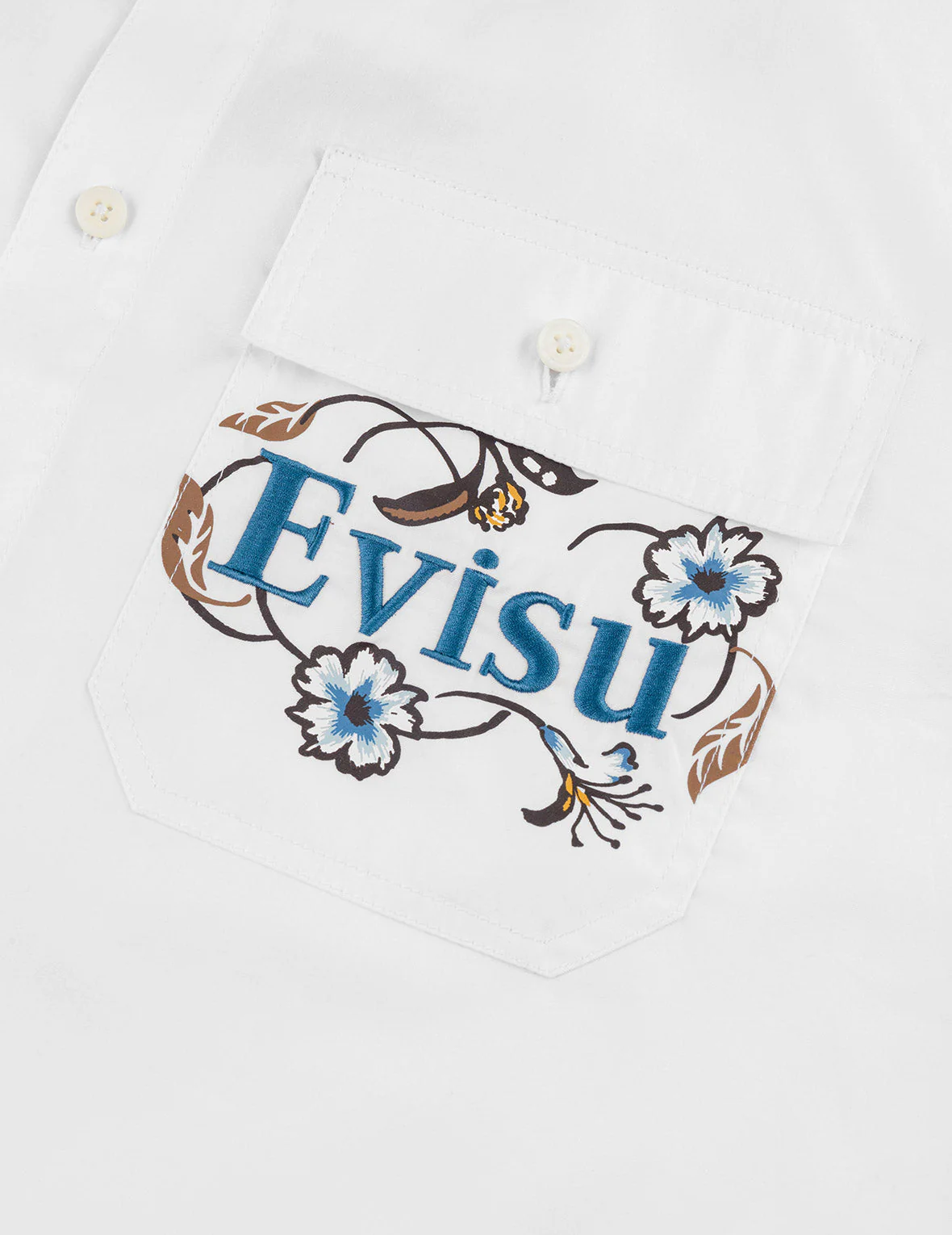 Floral and Logo Daicock Print Relax Fit Short-Sleeve Shirt - Image 7