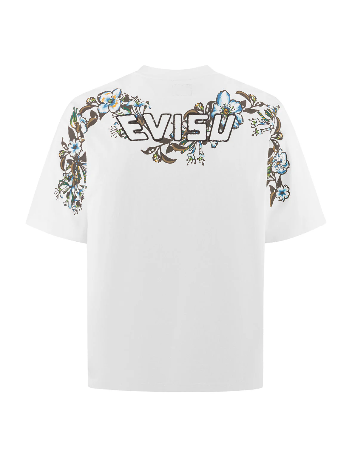 Floral Daicock and Logo Embroidery Loose Fit T-Shirt - Image 21