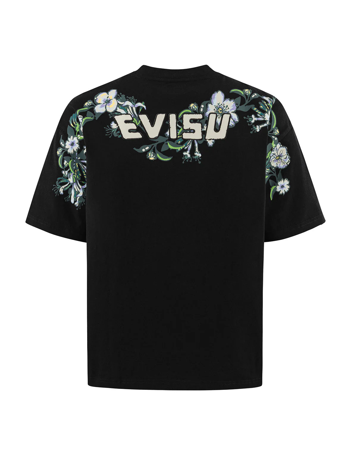 Floral Daicock and Logo Embroidery Loose Fit T-Shirt - Image 22