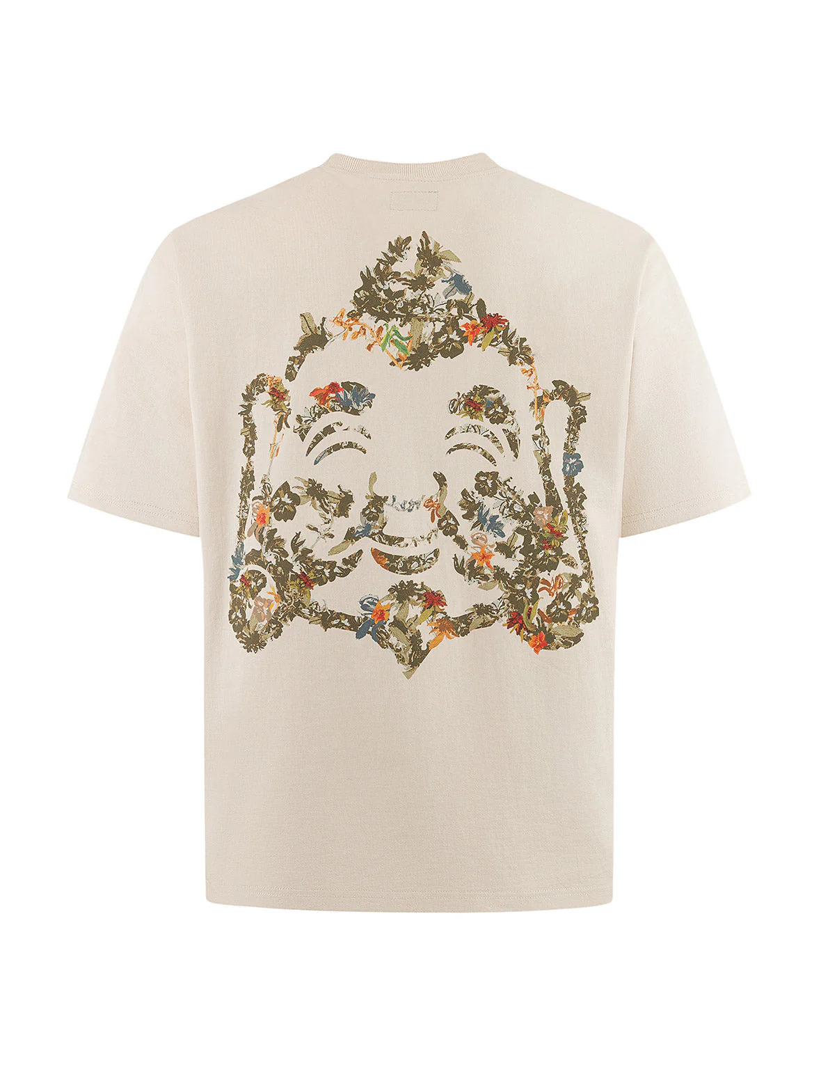 Floral Godhead Print Loose Fit T-shirt - Image 16