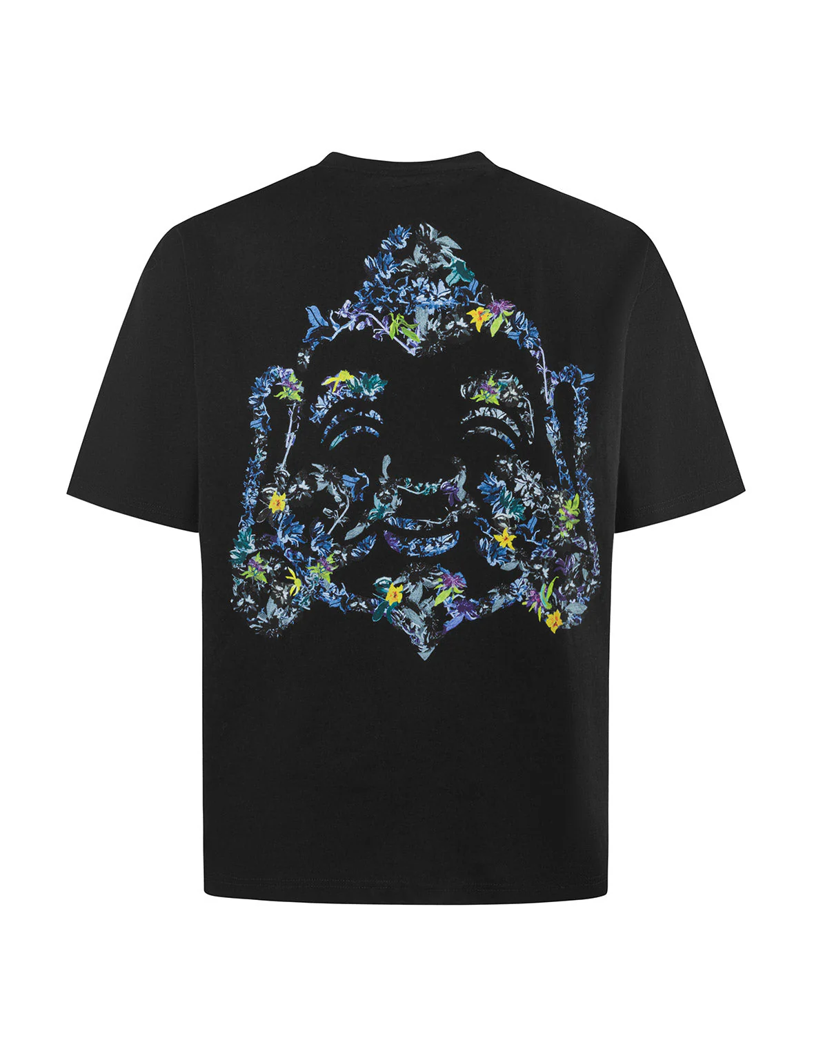 Floral Godhead Print Loose Fit T-shirt - Image 17