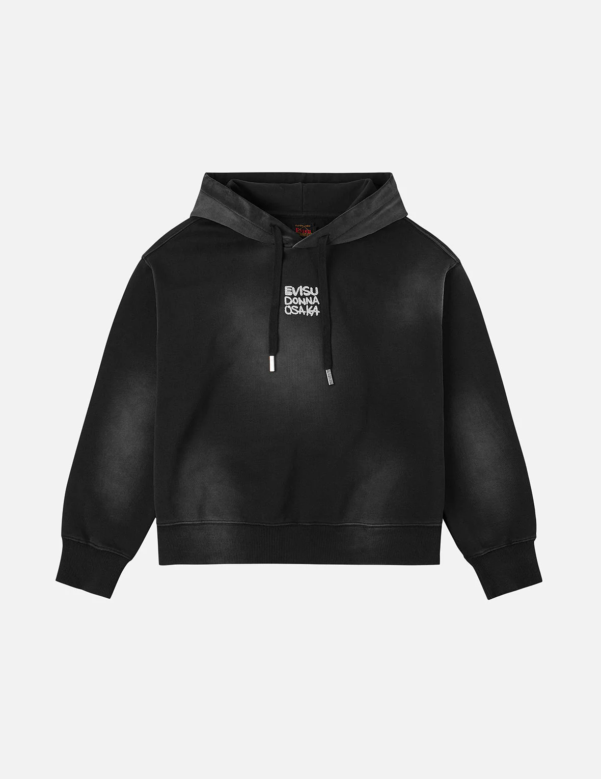 Fuzzy Cat Daicock Print Cropped Hoodie - Image 7